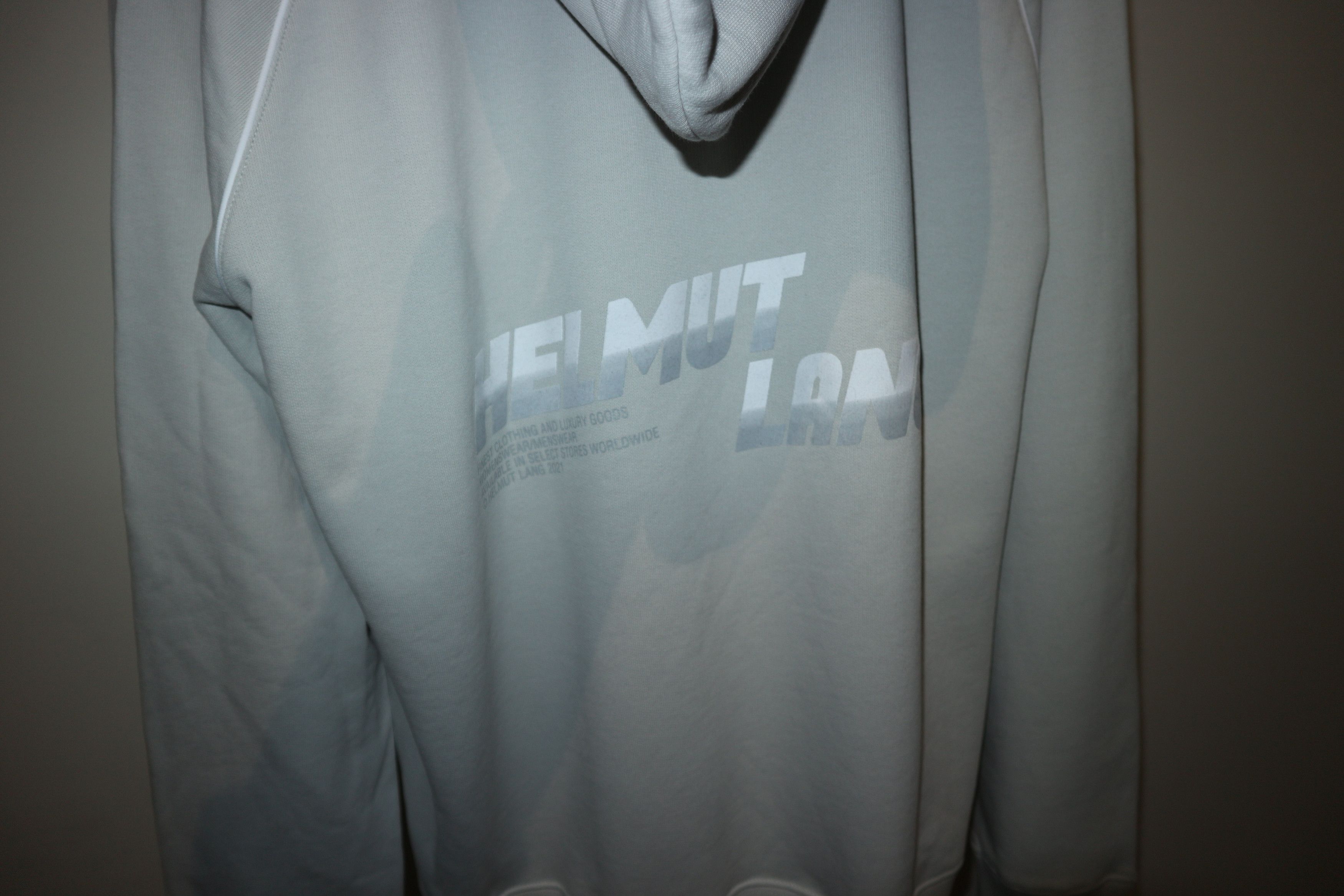 Helmut Lang Taupe Raglan Sleeve Hoodie Size US XL / EU 56 / 4 - 7 Thumbnail