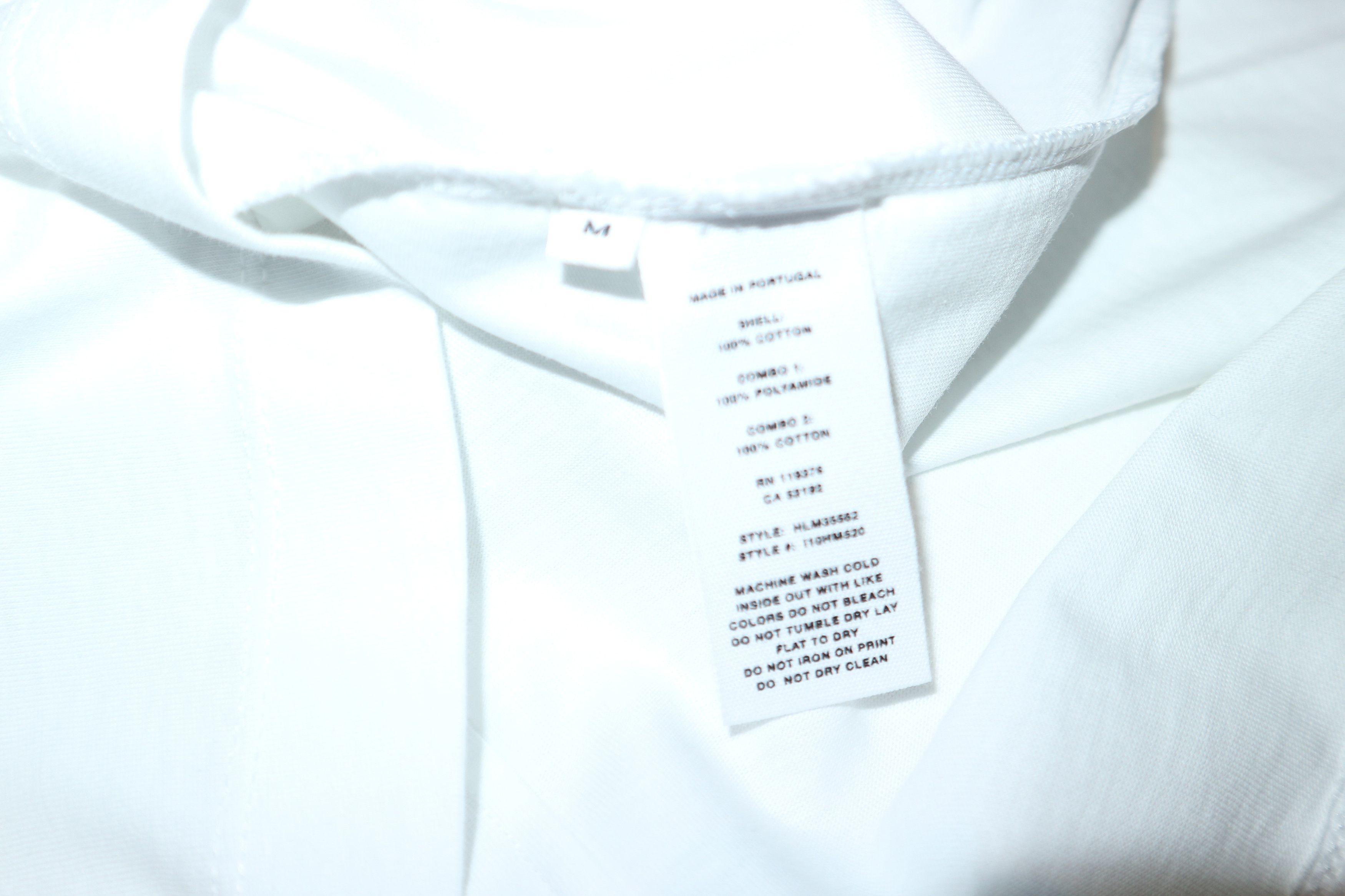 Helmut Lang Organza back logo t-shirt Size US M / EU 48-50 / 2 - 10 Thumbnail