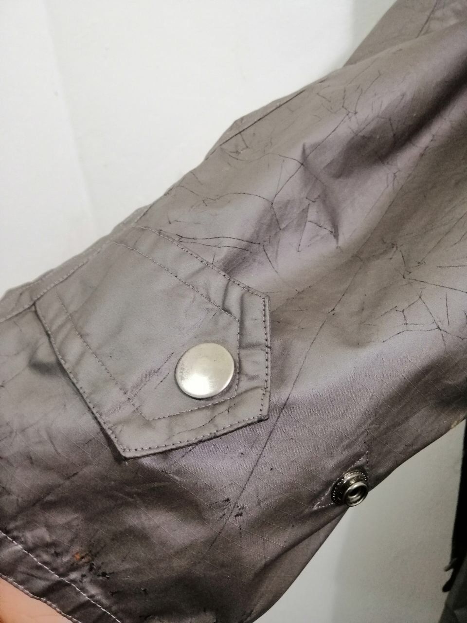 Issey Miyake Issey Miyake Men Trench Jacket / Long Jacket Cracked Design Size US M / EU 48-50 / 2 - 9 Thumbnail