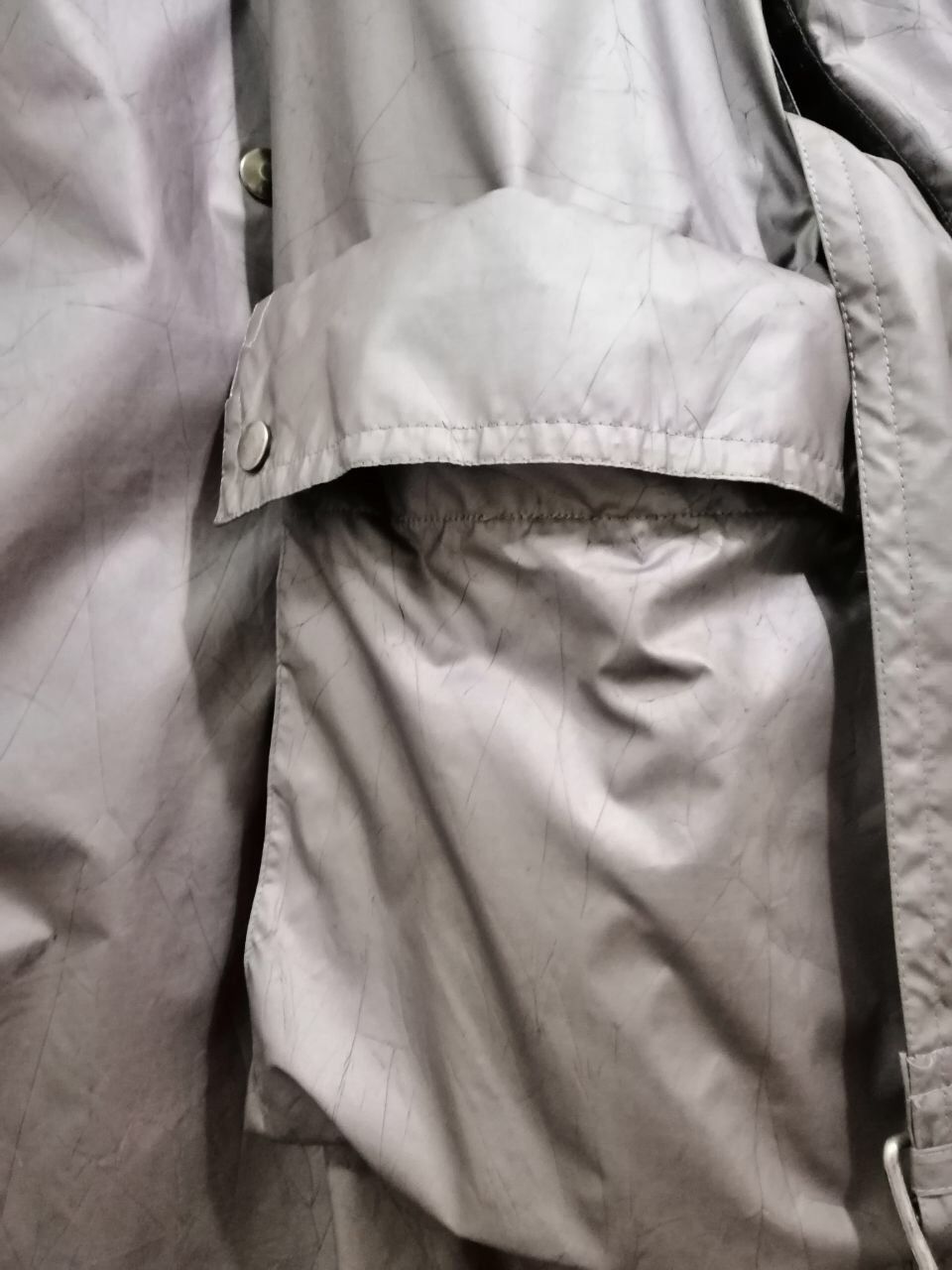 Issey Miyake Issey Miyake Men Trench Jacket / Long Jacket Cracked Design Size US M / EU 48-50 / 2 - 5 Thumbnail