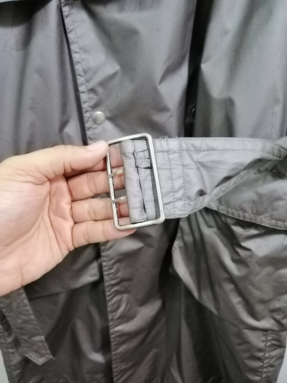 Issey Miyake Issey Miyake Men Trench Jacket / Long Jacket Cracked Design Size US M / EU 48-50 / 2 - 11 Thumbnail