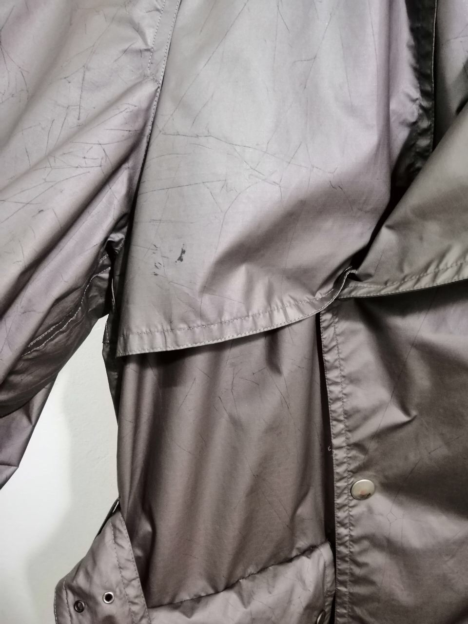 Issey Miyake Issey Miyake Men Trench Jacket / Long Jacket Cracked Design Size US M / EU 48-50 / 2 - 12 Thumbnail