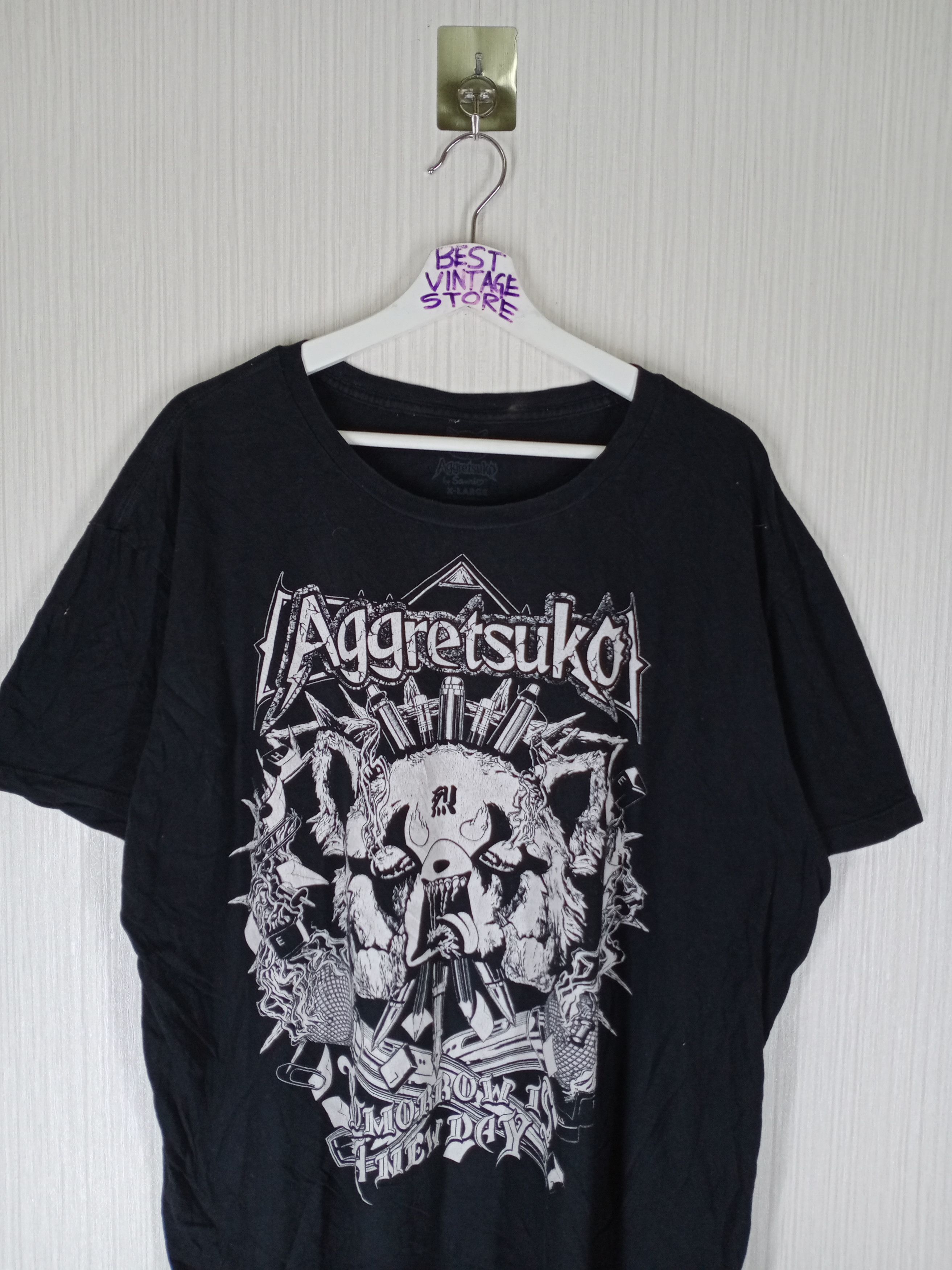 Anime Aggretsuko Tomorrow Is A New Day Japanese Anime T-shirt Size US XL / EU 56 / 4 - 4 Thumbnail