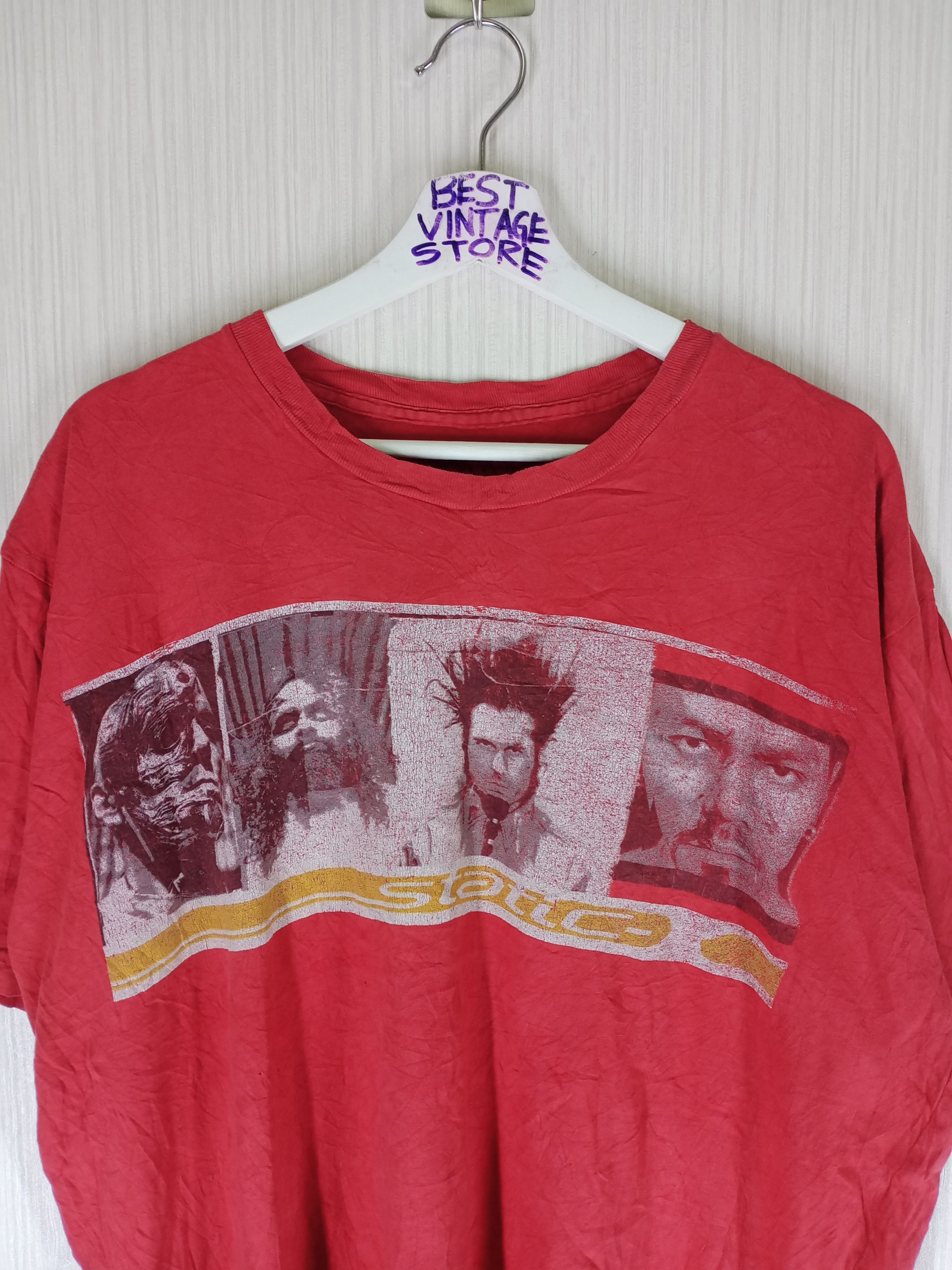Band Tees Rare Vintage Static-X Metal Band T-Shirt Size US XL / EU 56 / 4 - 2 Thumbnail