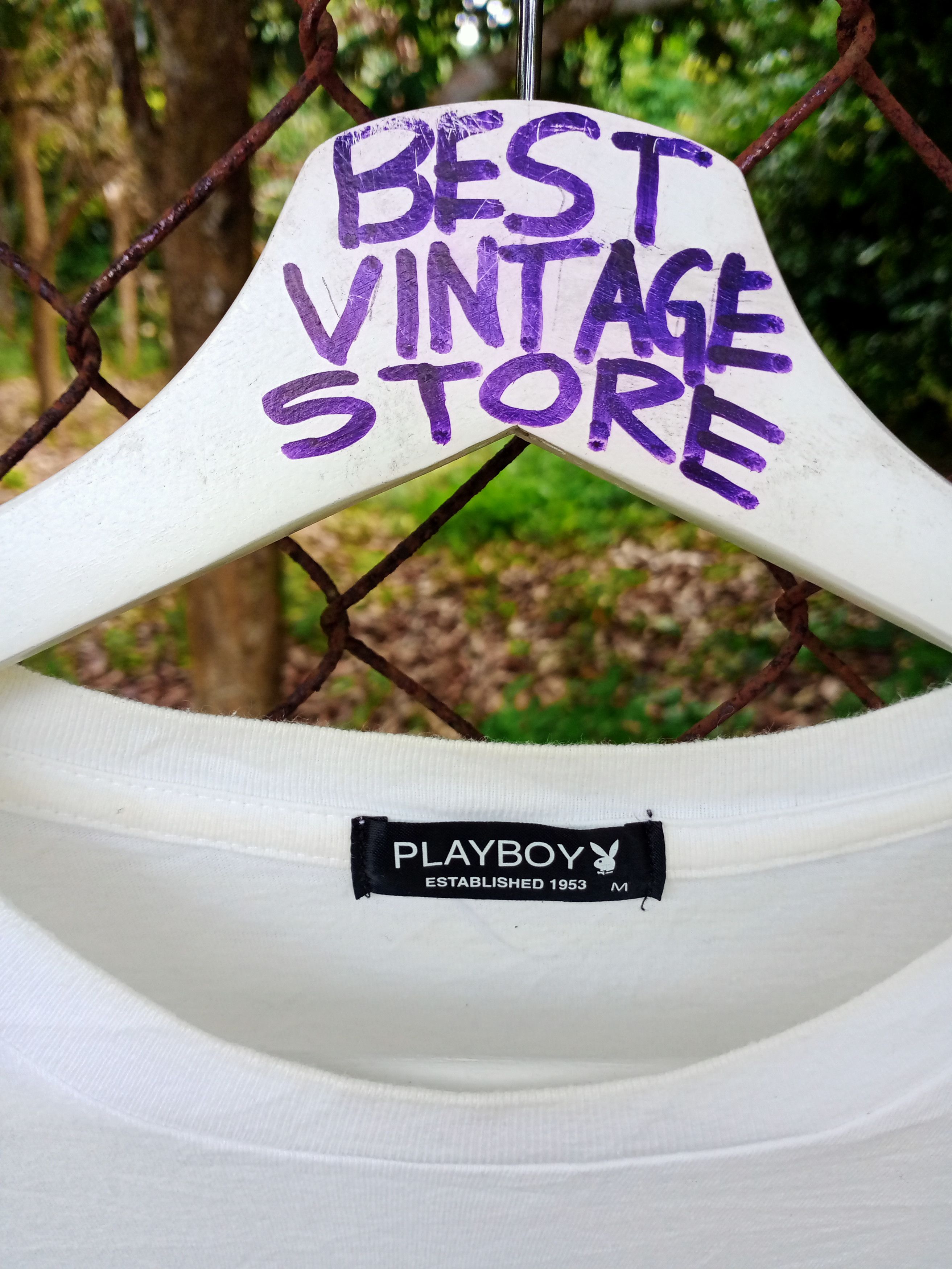 Playboy Rare!!! Vintage Playboy Big Logo Tshirt Size US M / EU 48-50 / 2 - 3 Thumbnail