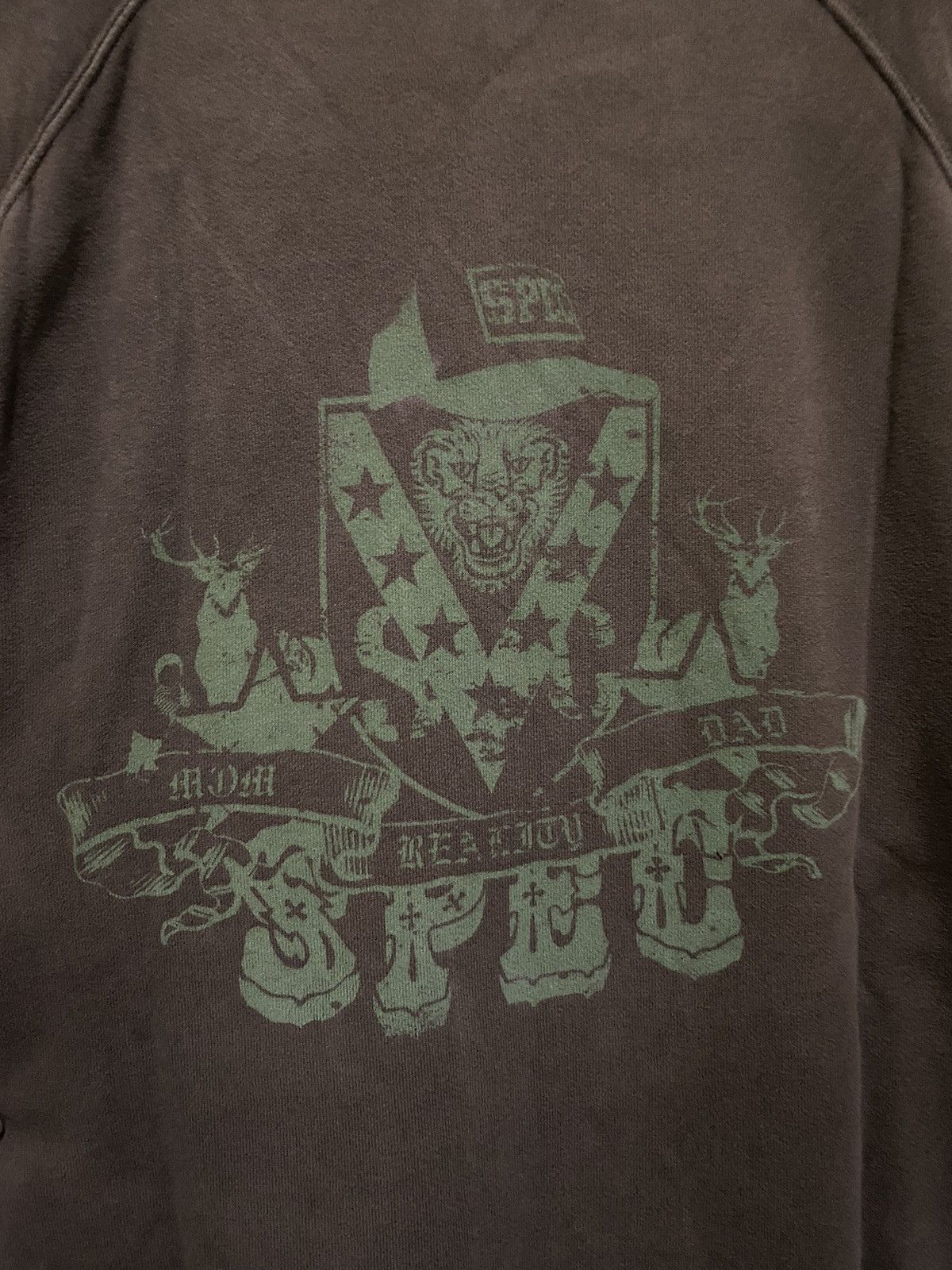 Japanese Brand Thrashed Scanner Faded Graphic Sweatshirt Japan Size US XL / EU 56 / 4 - 8 Thumbnail