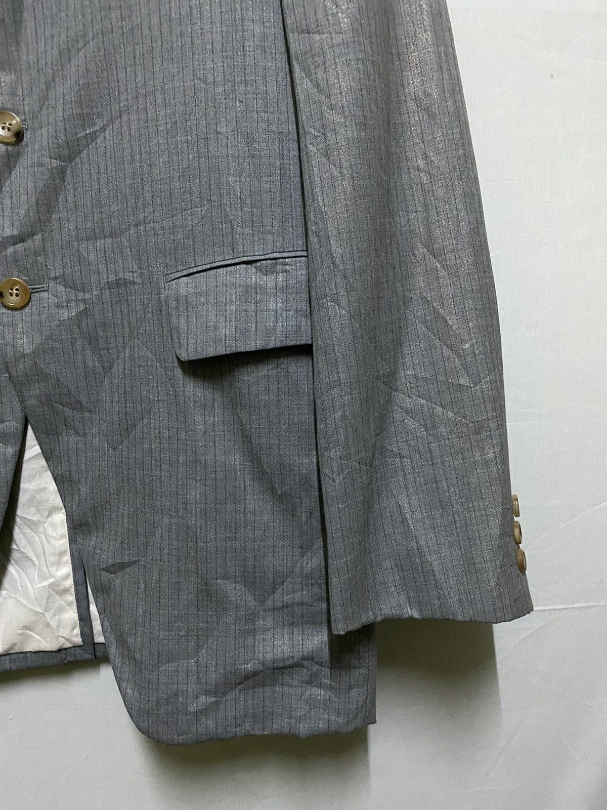 Comme des Garcons × Comme des Garcons Homme Plus × Vintage Comme Des Garcons Homme Plus Blazer Jacket Size 44R - 5 Thumbnail