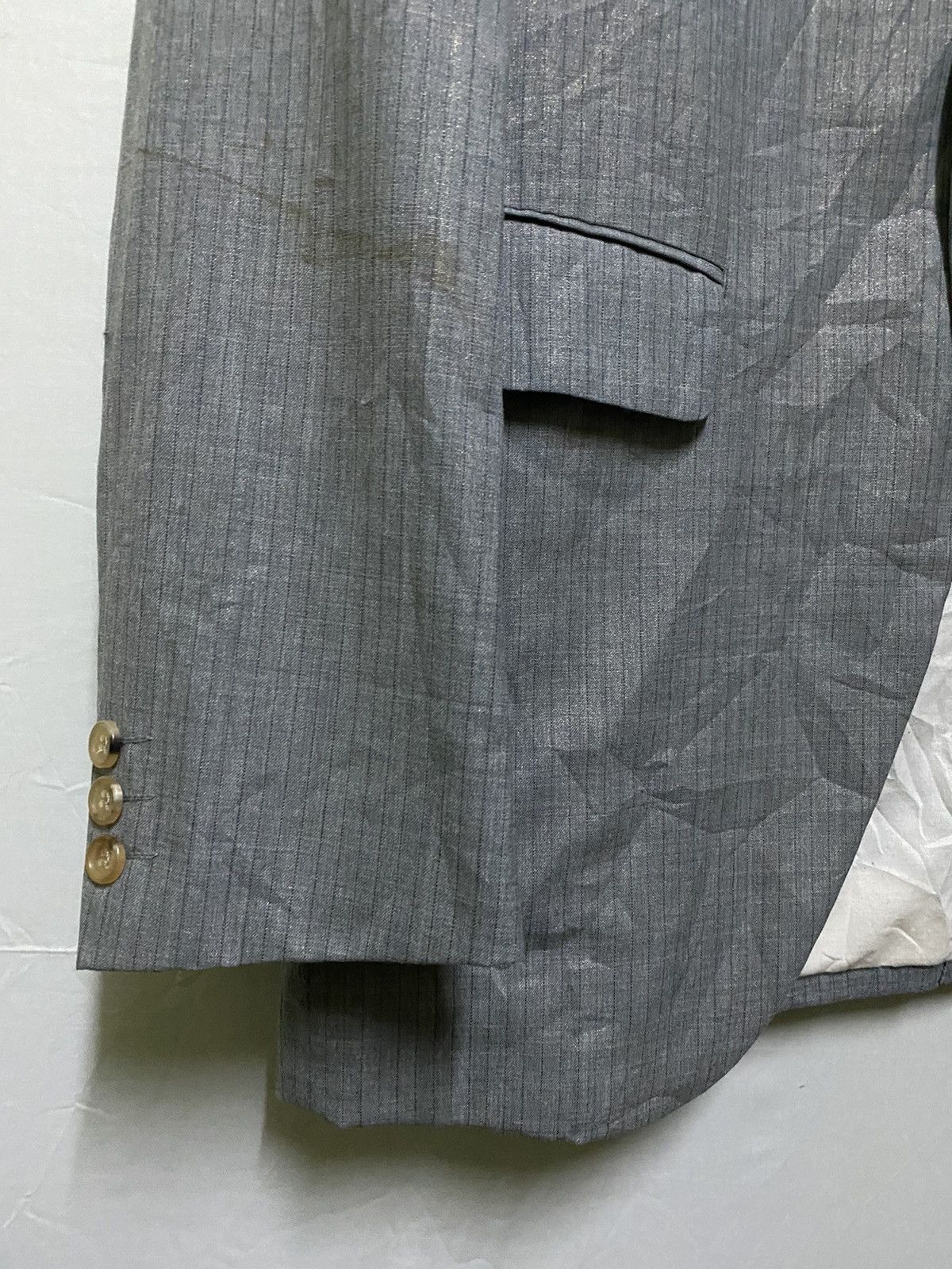 Comme des Garcons × Comme des Garcons Homme Plus × Vintage Comme Des Garcons Homme Plus Blazer Jacket Size 44R - 3 Thumbnail