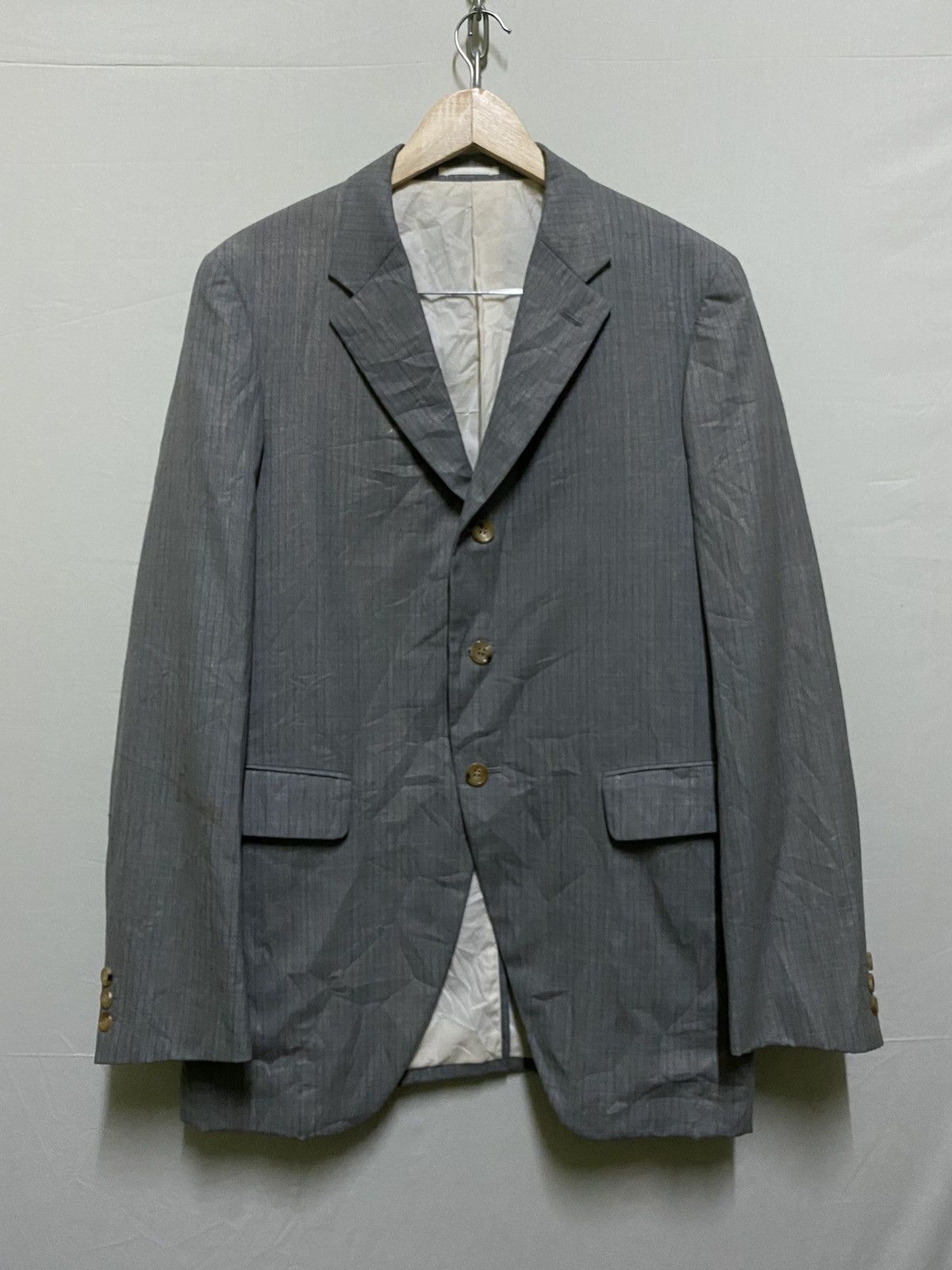 Comme des Garcons × Comme des Garcons Homme Plus × Vintage Comme Des Garcons Homme Plus Blazer Jacket Size 44R - 1 Thumbnail