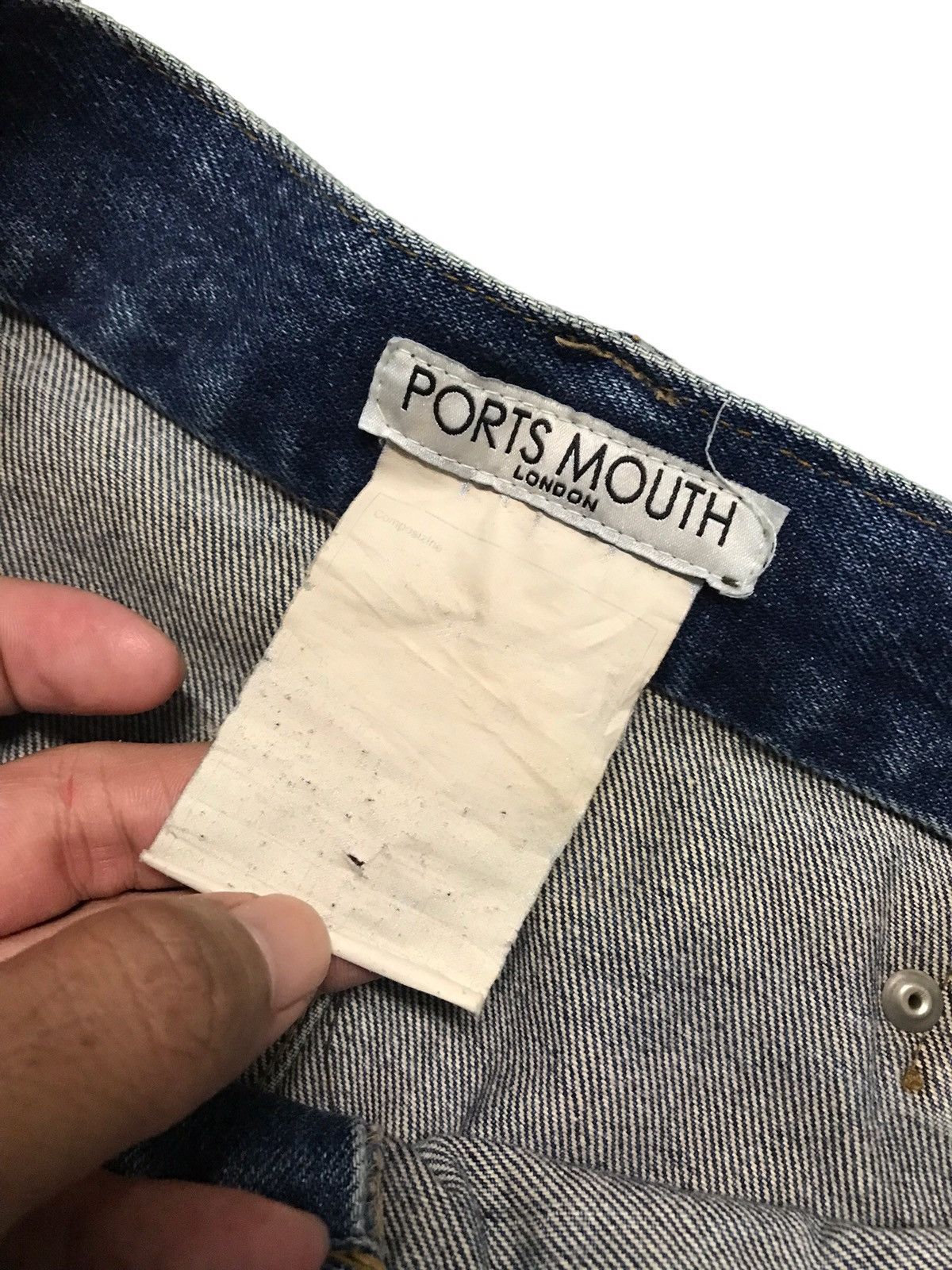 Japanese Brand × Vintage Vintage Portsmouth London Baker Pants Style Buckle Jeans Size US 32 / EU 48 - 6 Thumbnail