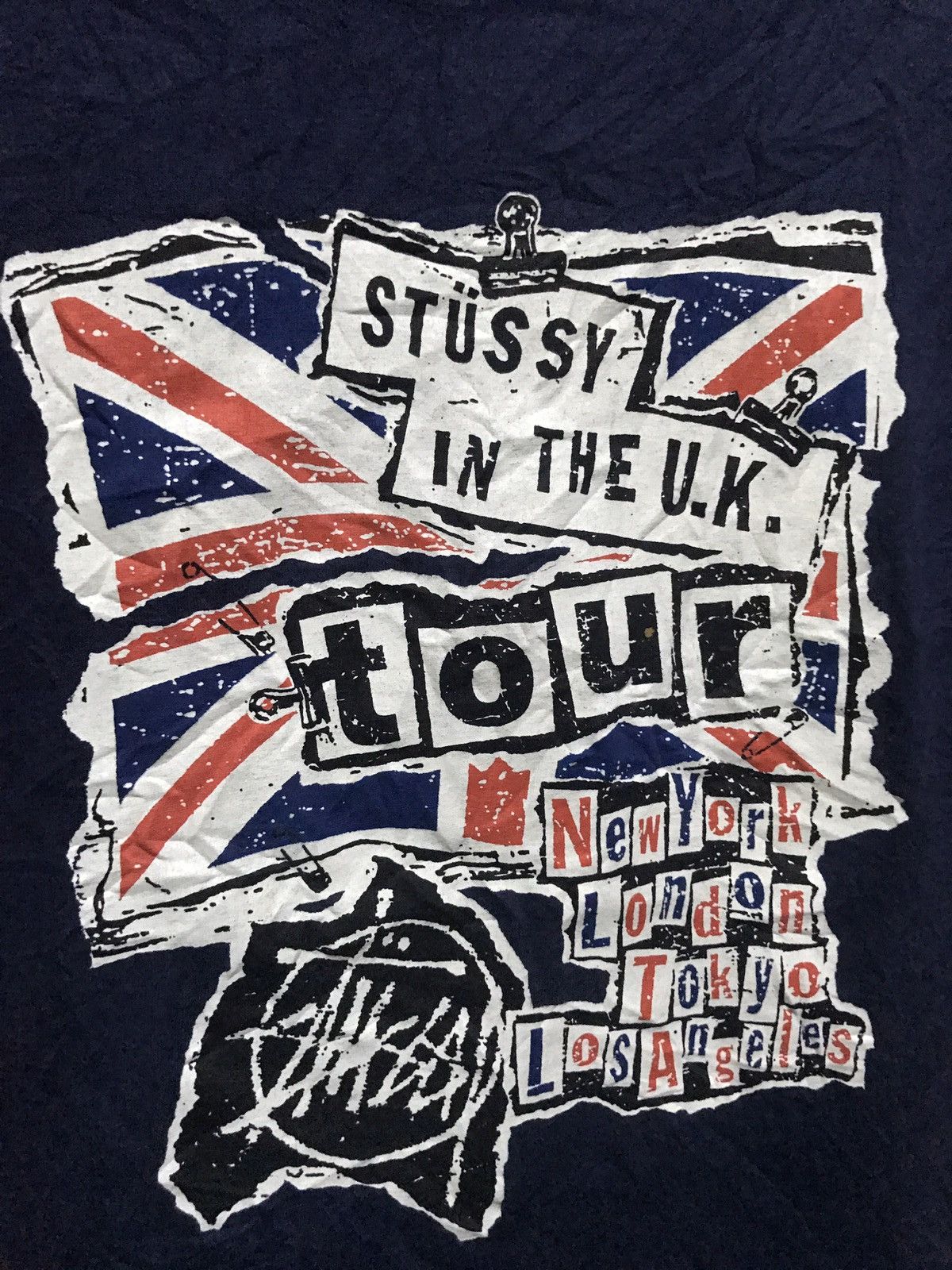 Band Tees × Stussy × Vintage Stussy Sex Pistols Anarchy In The UK Streetwear Fashion Size US L / EU 52-54 / 3 - 2 Thumbnail