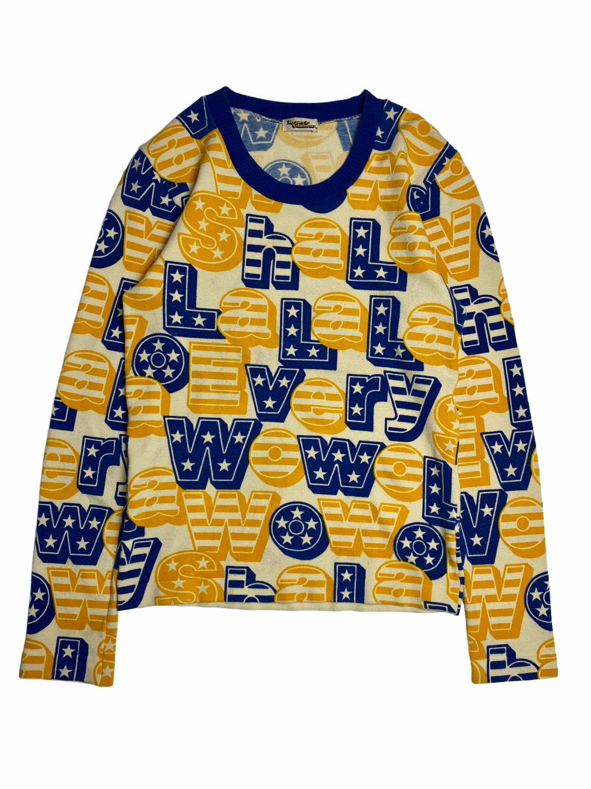 Hysteric Glamour 90s Hysteric Glamour Pop Word Star Knitted Top Size US L / EU 52-54 / 3 - 1 Thumbnail