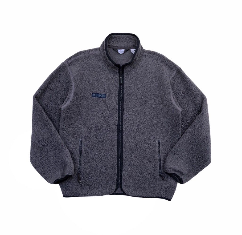 image of Columbia Sportswear Fleece Jacket in Grey, Men's (Size Medium)