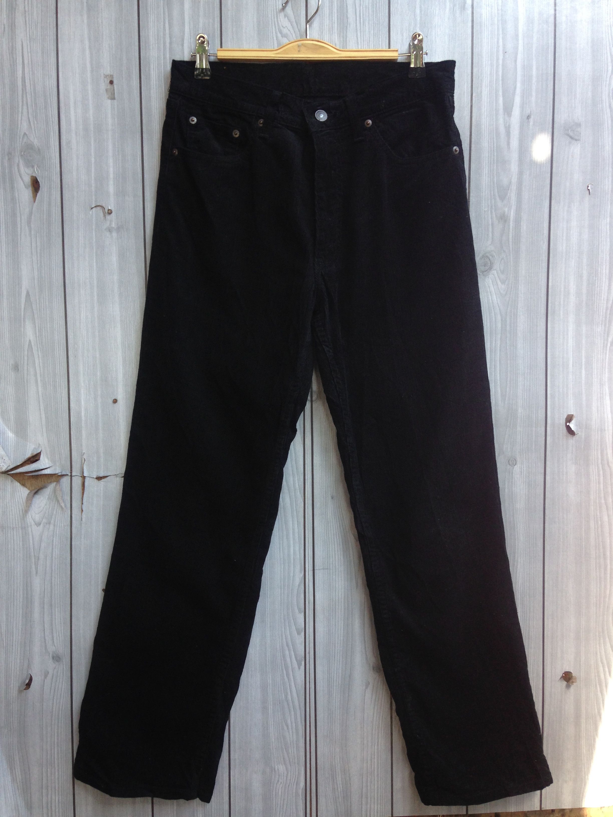 Levi's Levis 508 Corduroy Pants Black Size US 30 / EU 46 - 1 Thumbnail