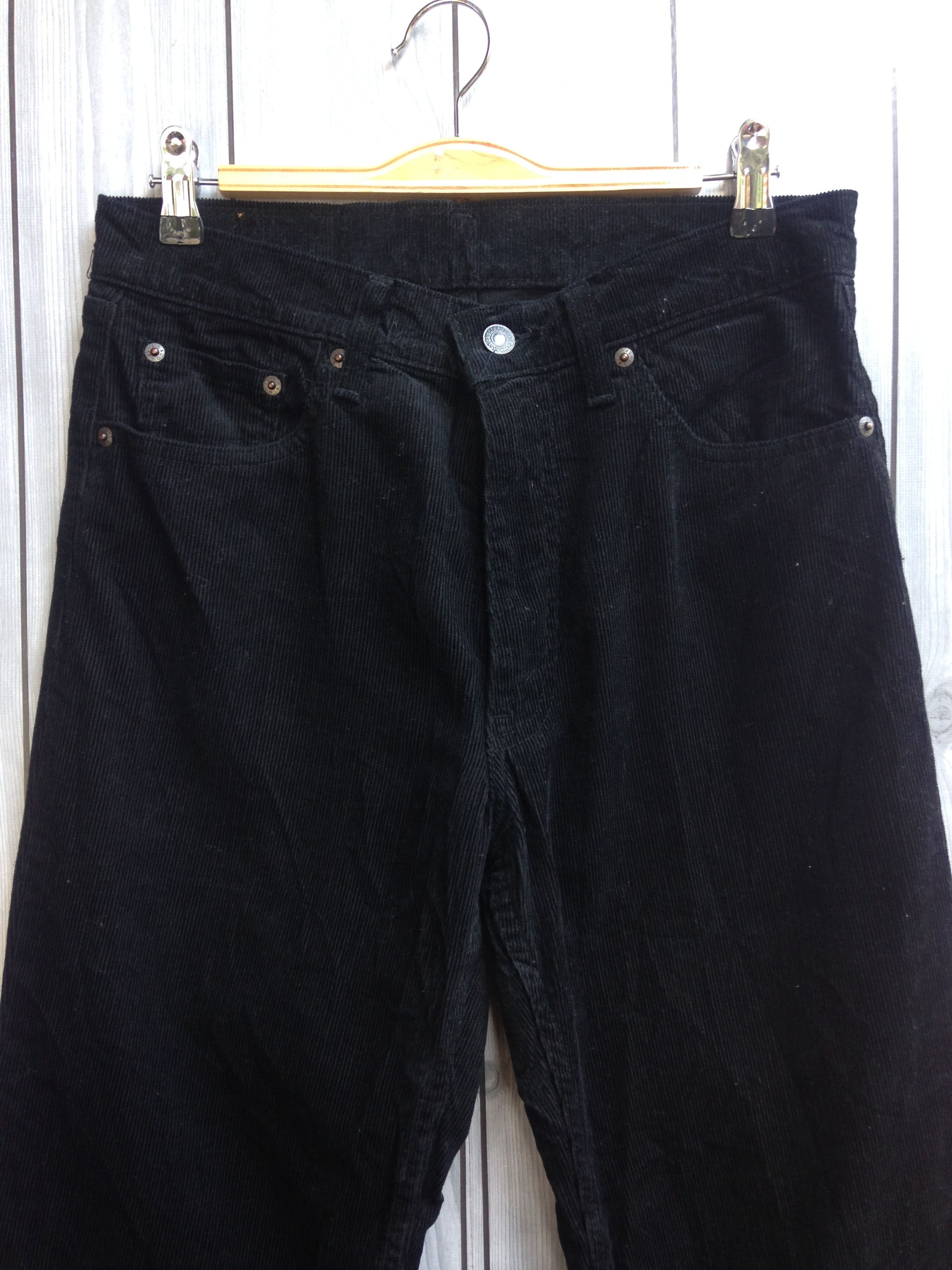 Levi's Levis 508 Corduroy Pants Black Size US 30 / EU 46 - 3 Thumbnail