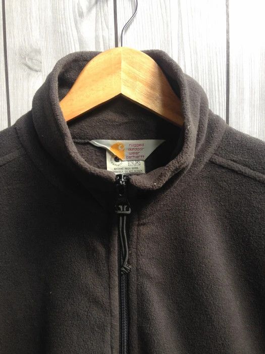 Carhartt × Vintage Vintage 90s Carhartt Fleece Sherpa Zipper Sweater Size US L / EU 52-54 / 3 - 2 Thumbnail