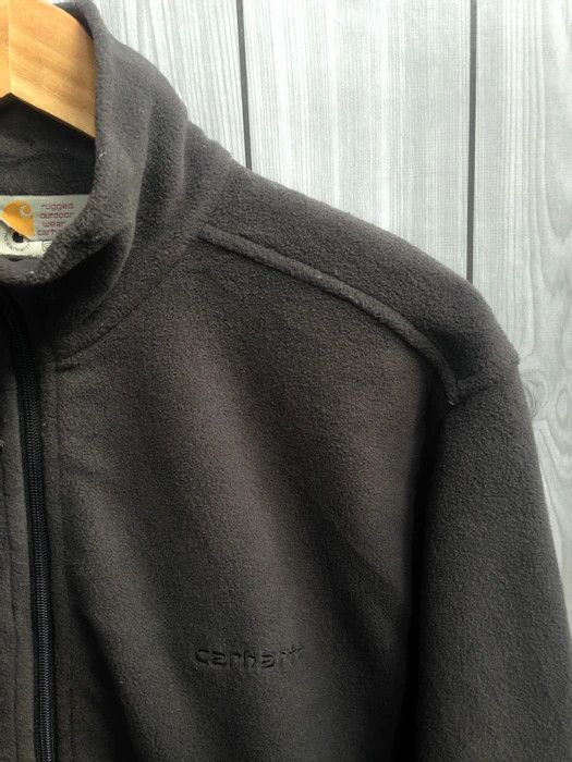 Carhartt × Vintage Vintage 90s Carhartt Fleece Sherpa Zipper Sweater Size US L / EU 52-54 / 3 - 3 Thumbnail