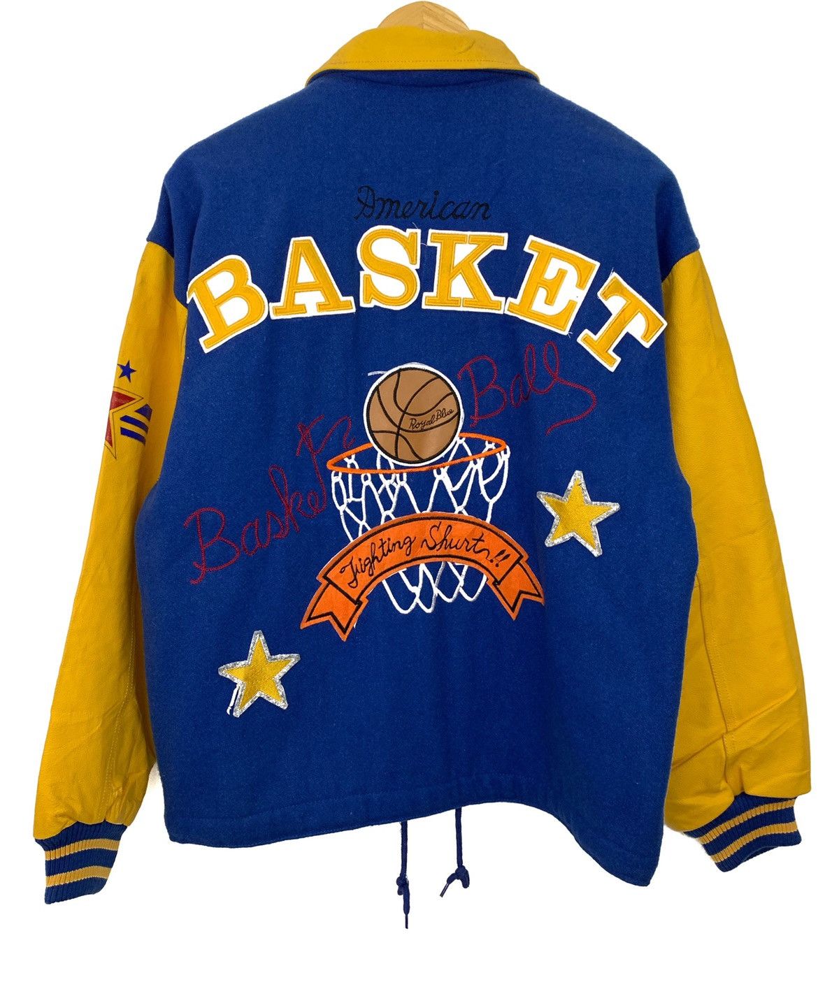 RARE Vtg American Basketball Michael Jordan Varsity Jacket Outerwear
