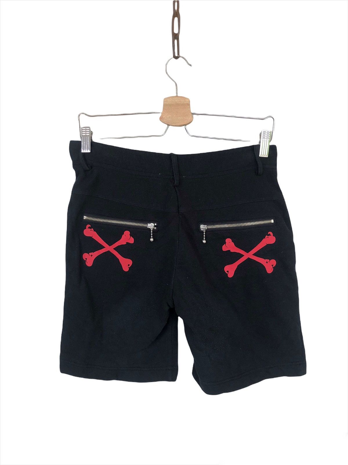 Beauty Beast SICK🔥Super Lovers Tokyo Cross Bone Skulls Logo Shorts Size US 28 / EU 44 - 3 Thumbnail