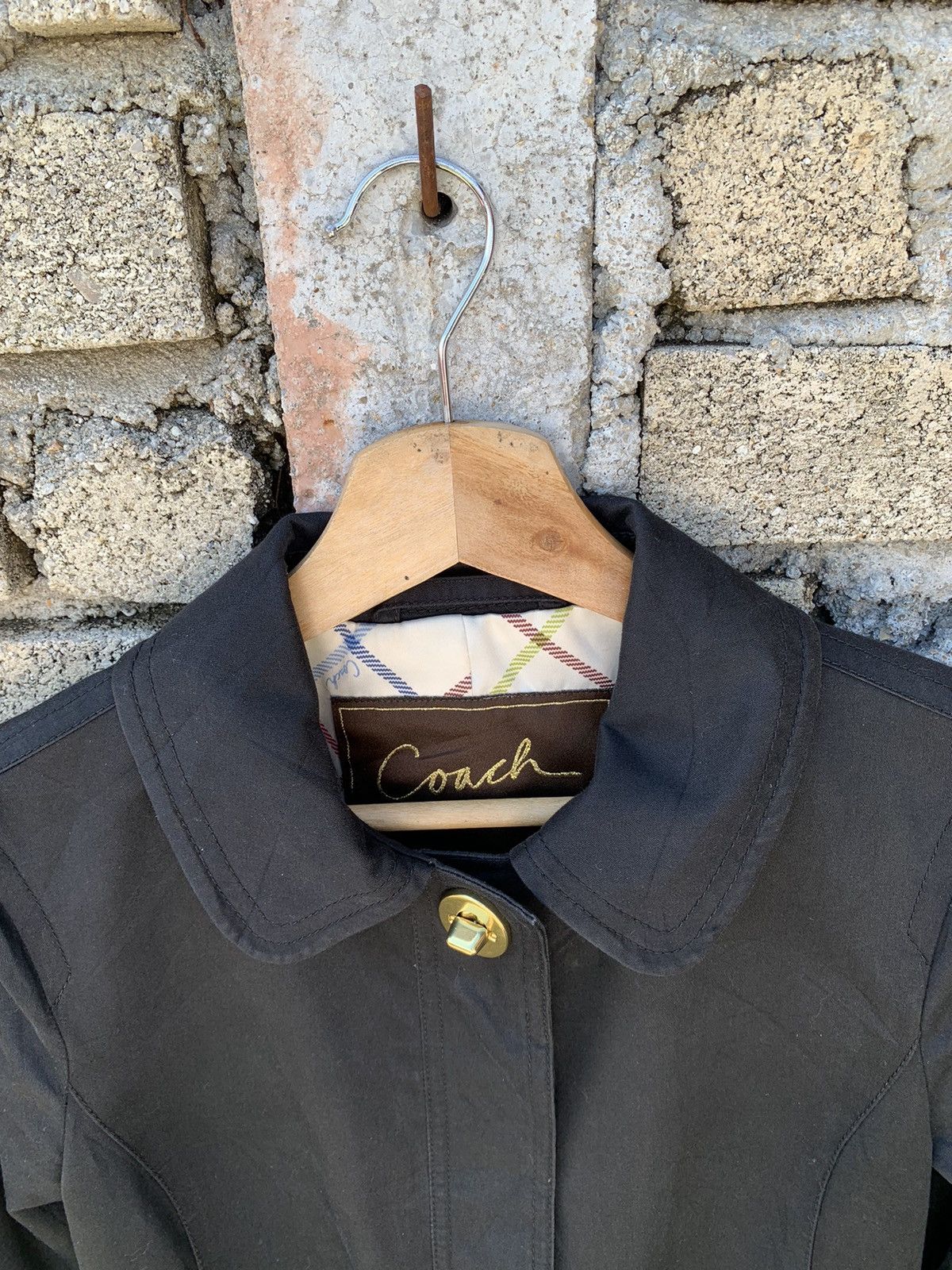Coach × Designer 🔥steals🔥 coach trench coat long jacket monogram Size XS / US 0-2 / IT 36-38 - 4 Thumbnail