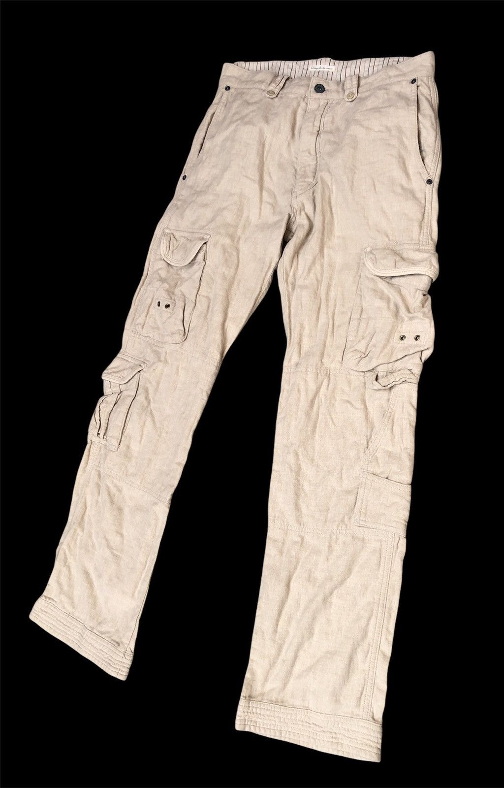 Japanese Brand Sunny Clouds Relaxing Wear Multiple Pocket Cargo Pants Size US 31 - 4 Thumbnail