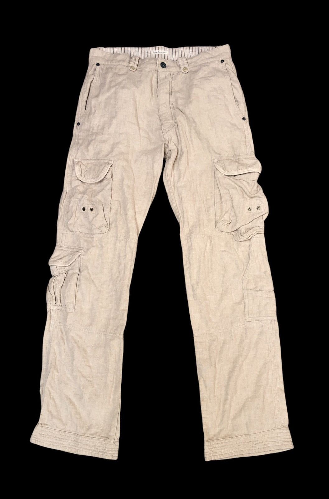 Japanese Brand Sunny Clouds Relaxing Wear Multiple Pocket Cargo Pants Size US 31 - 1 Thumbnail