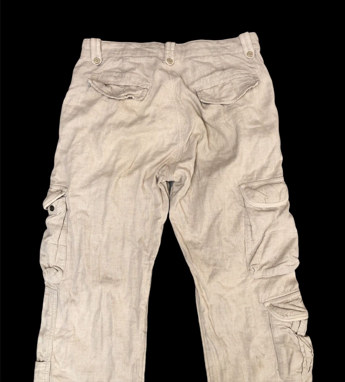 Japanese Brand Sunny Clouds Relaxing Wear Multiple Pocket Cargo Pants Size US 31 - 7 Thumbnail