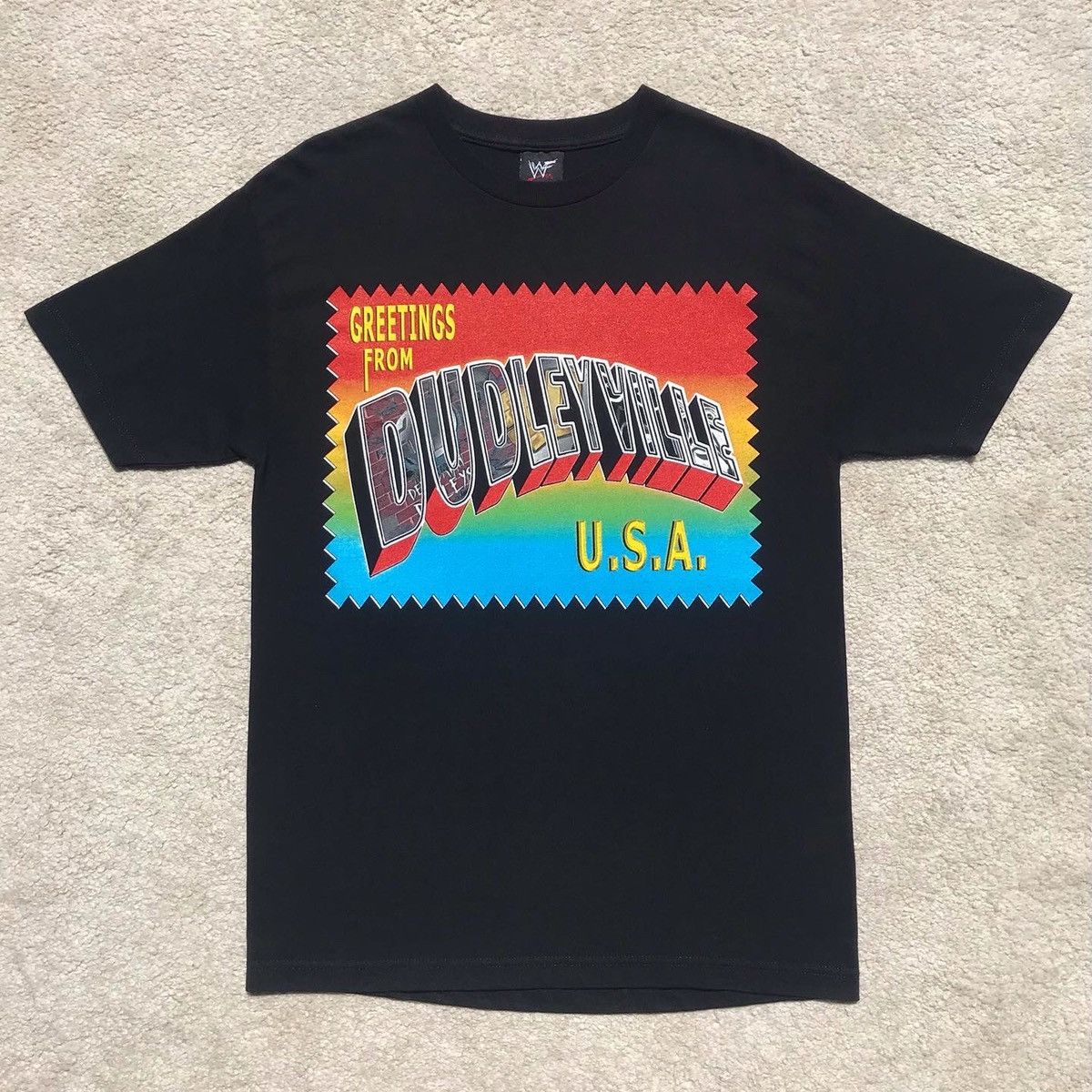 Vintage × WWE × WWF Vintage 2002 Dudley Boyz Dudleyville Tee Size US L / EU 52-54 / 3 - 3 Thumbnail
