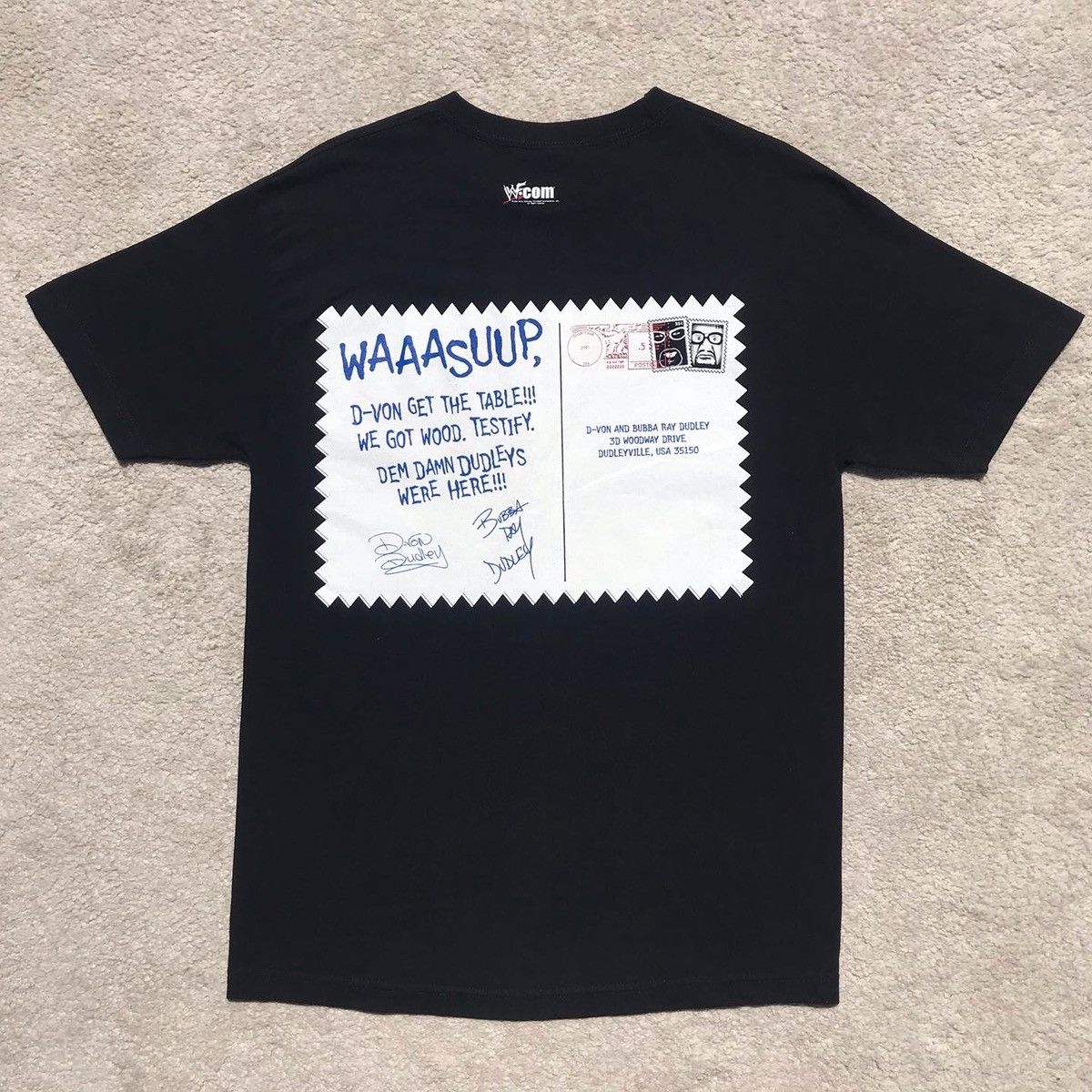 Vintage × WWE × WWF Vintage 2002 Dudley Boyz Dudleyville Tee Size US L / EU 52-54 / 3 - 4 Thumbnail