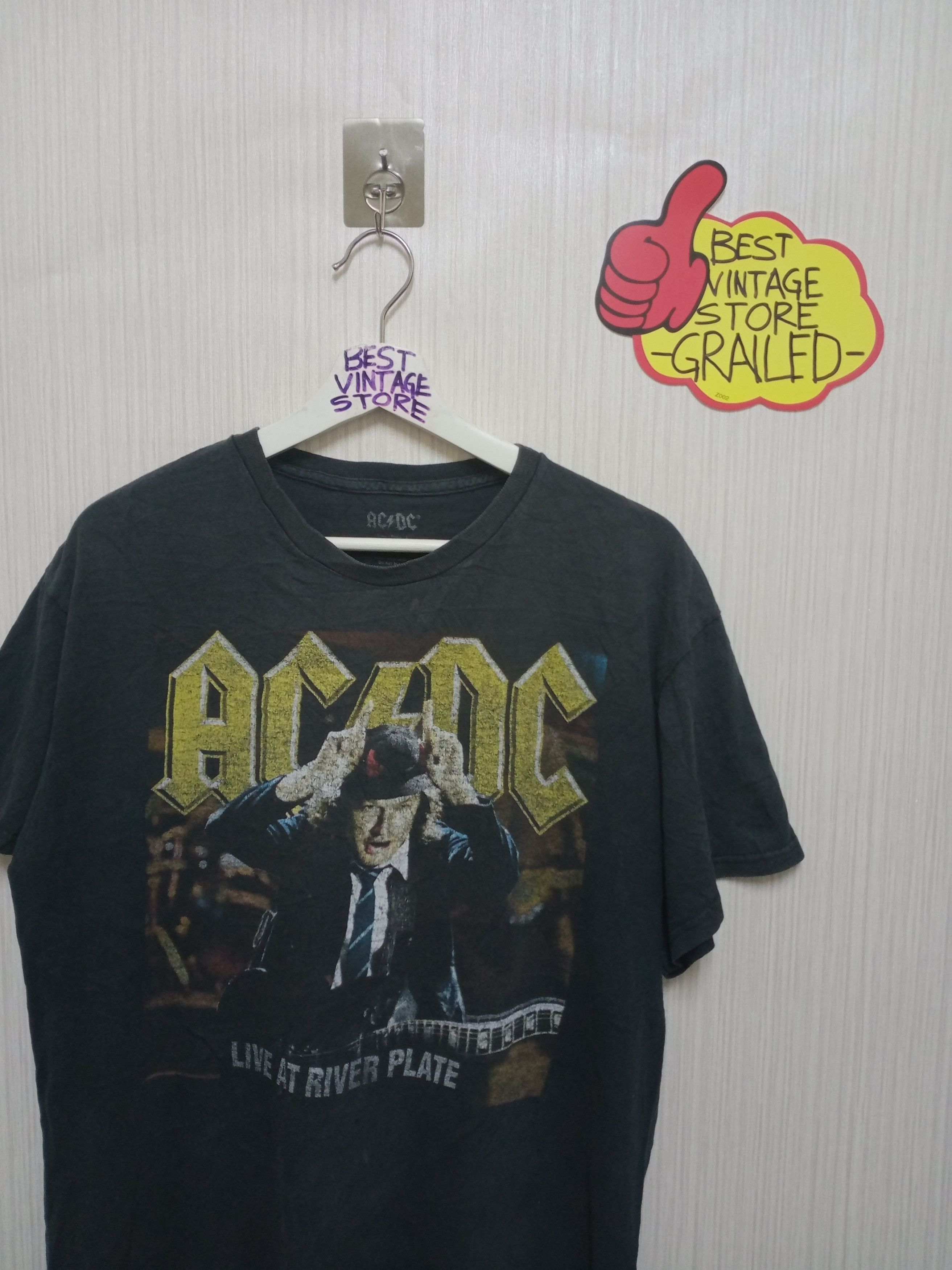 AC/DC Early 00's ACDC Live At River Plate T SHIRT Size US L / EU 52-54 / 3 - 2 Thumbnail