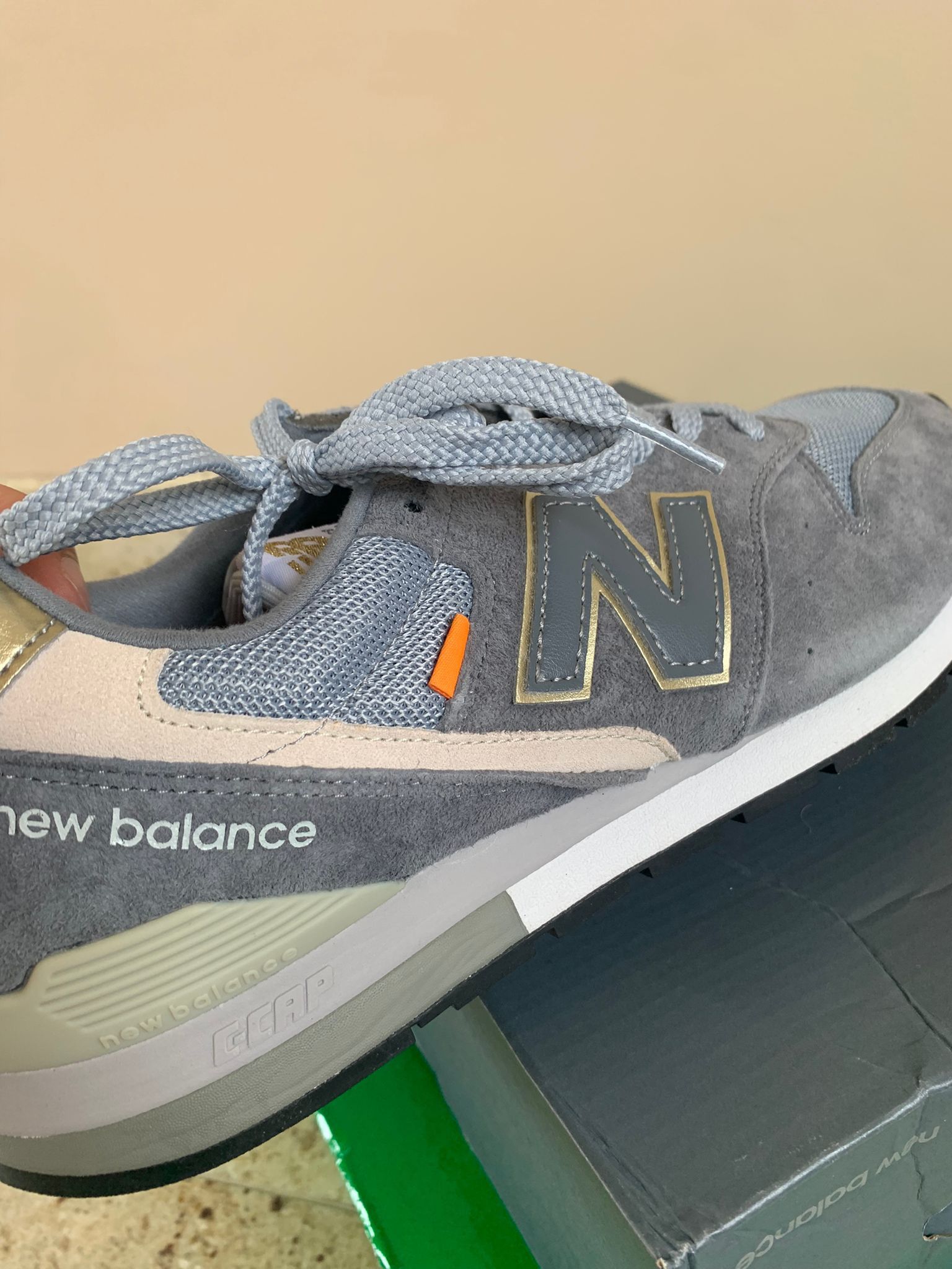 New Balance 996 Trainer in Light Blue & White Size US 11.5 / EU 44-45 - 12 Thumbnail