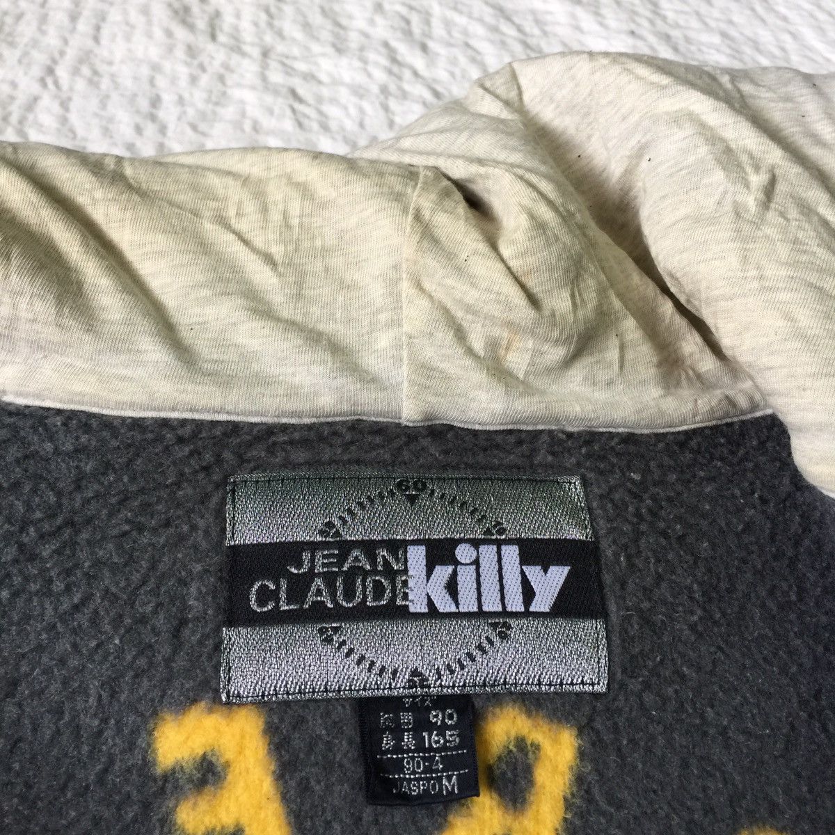 Jean claude killy Japanese brand fleece zip jacket hoodie