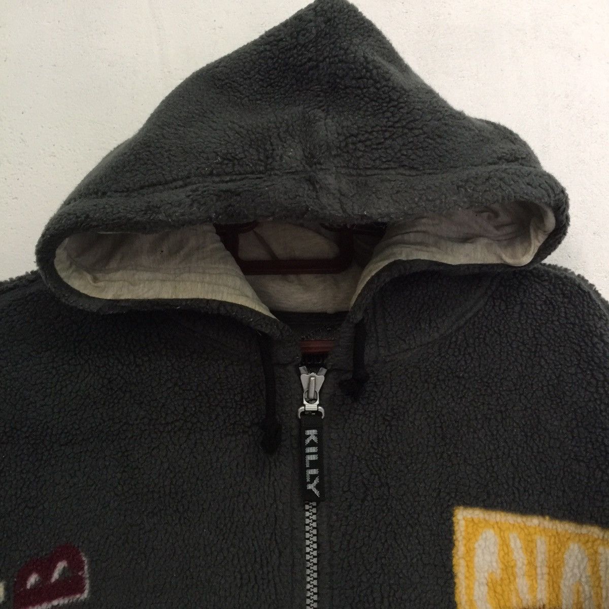 Jean claude killy Japanese brand fleece zip jacket hoodie