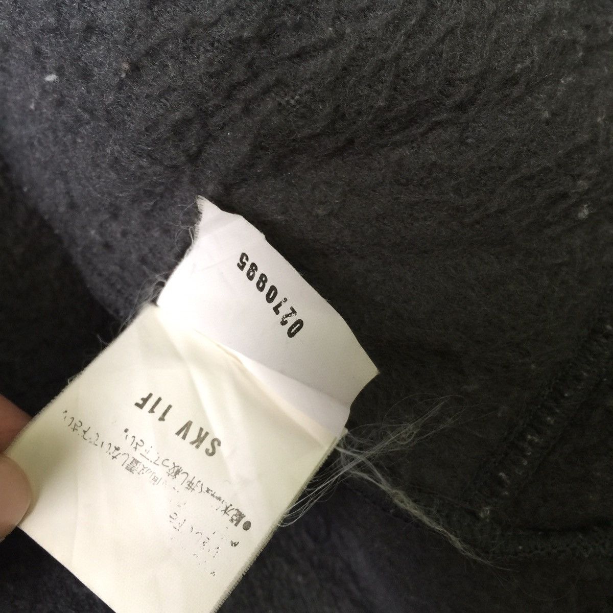 Jean claude killy Japanese brand fleece zip jacket hoodie