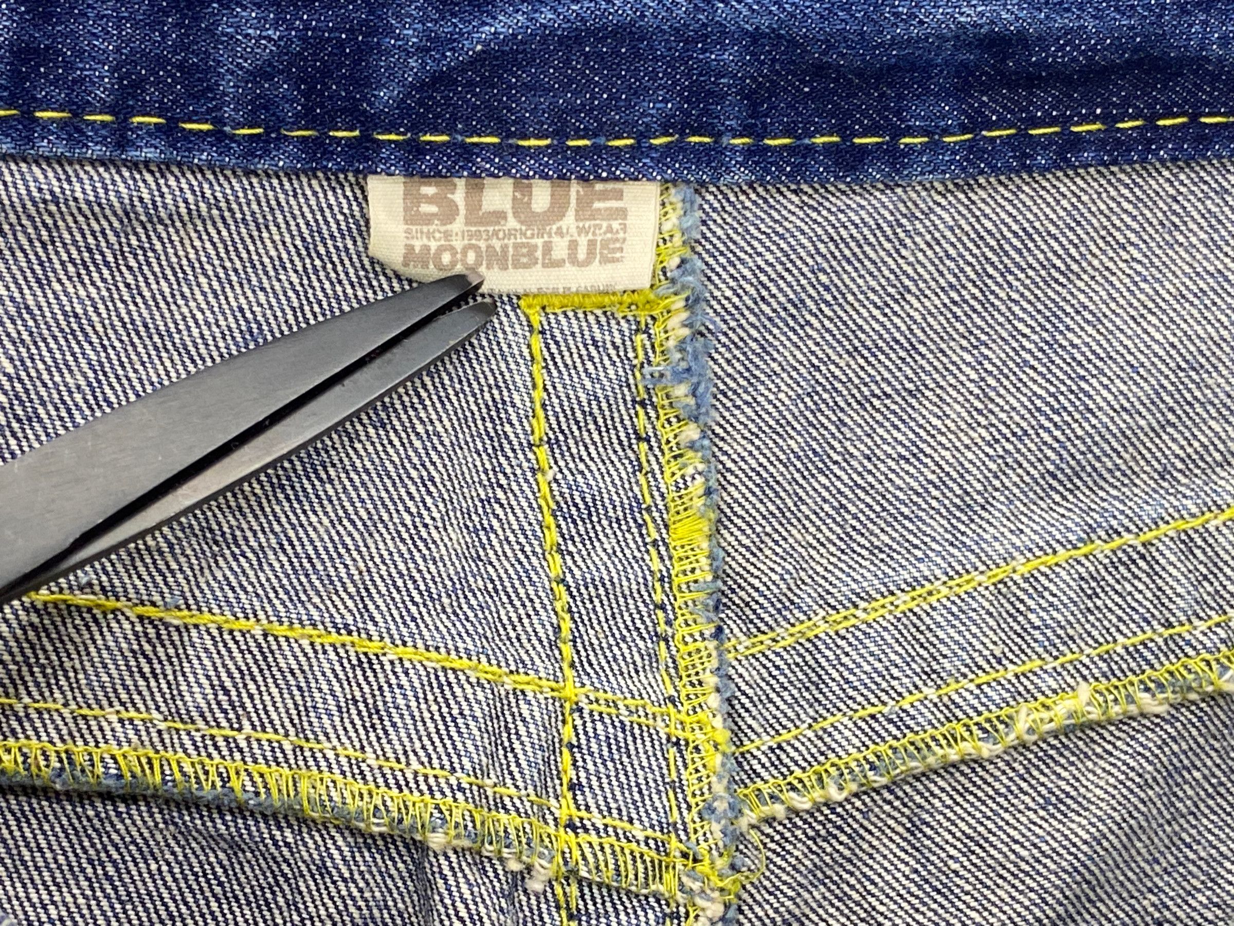 Other Blue Moon Blue Japan Denim Jeans Japanese Spellout Jeans Size US 32 / EU 48 - 15 Thumbnail