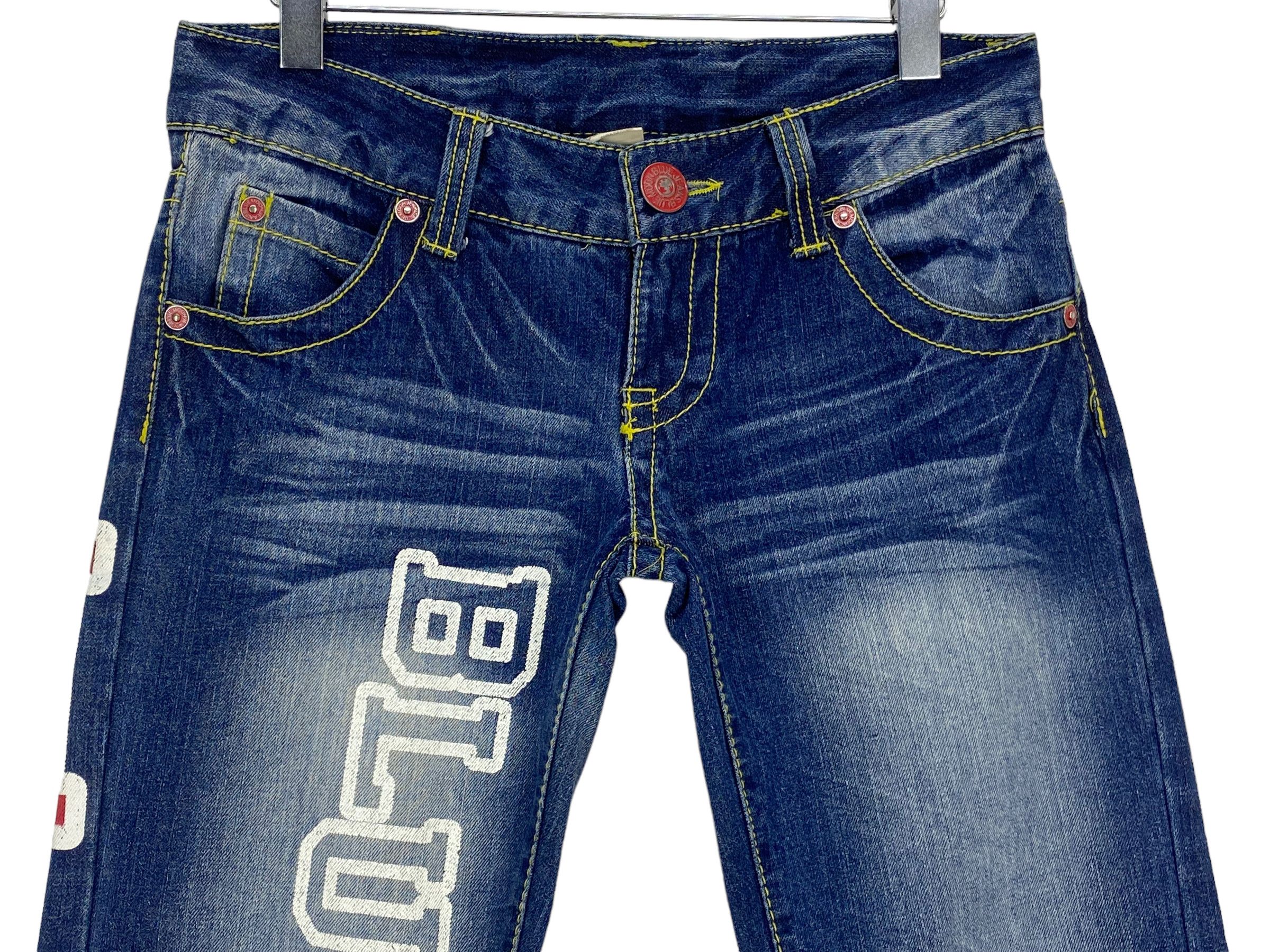 Other Blue Moon Blue Japan Denim Jeans Japanese Spellout Jeans Size US 32 / EU 48 - 3 Thumbnail