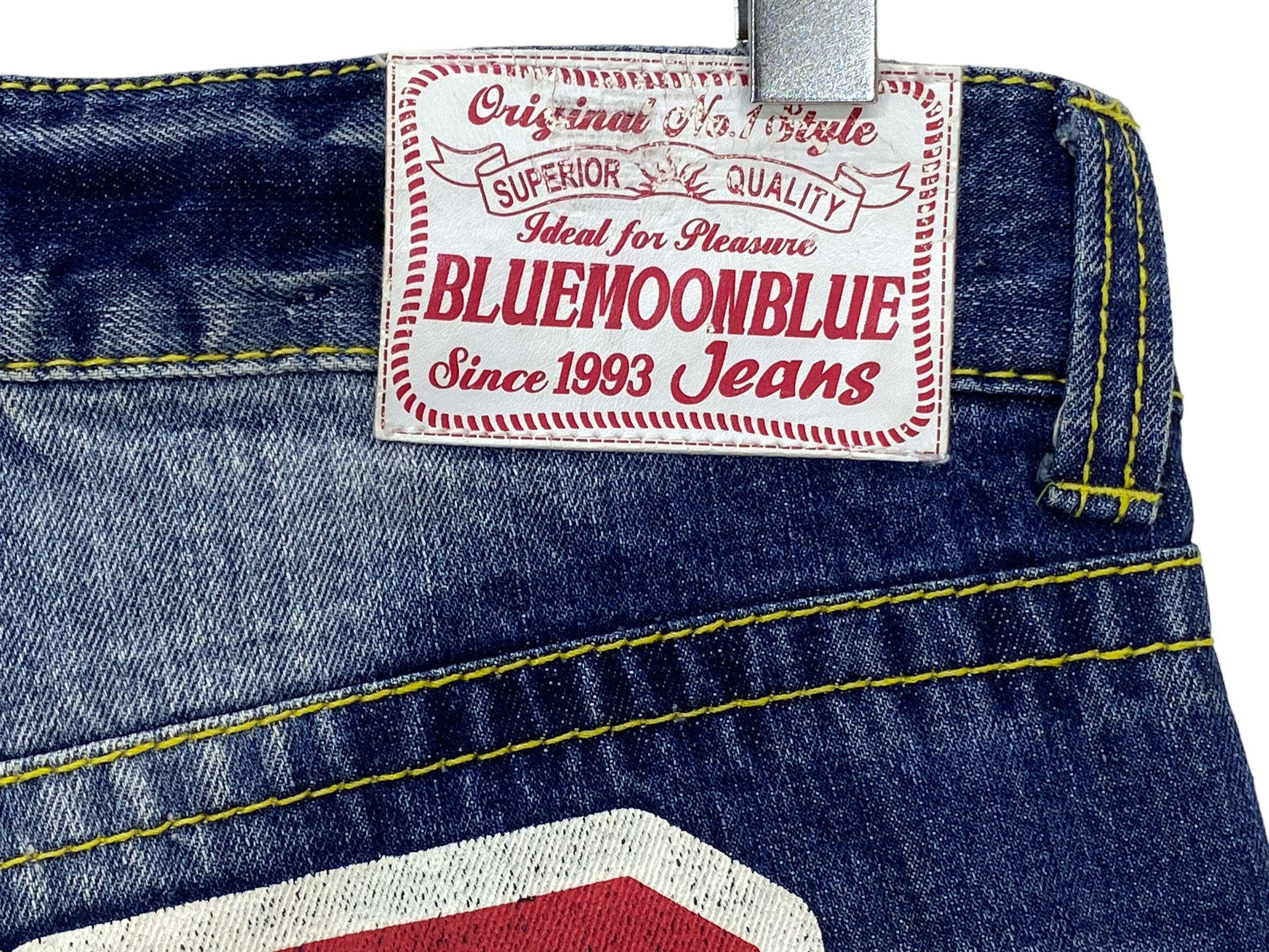 Other Blue Moon Blue Japan Denim Jeans Japanese Spellout Jeans Size US 32 / EU 48 - 11 Thumbnail