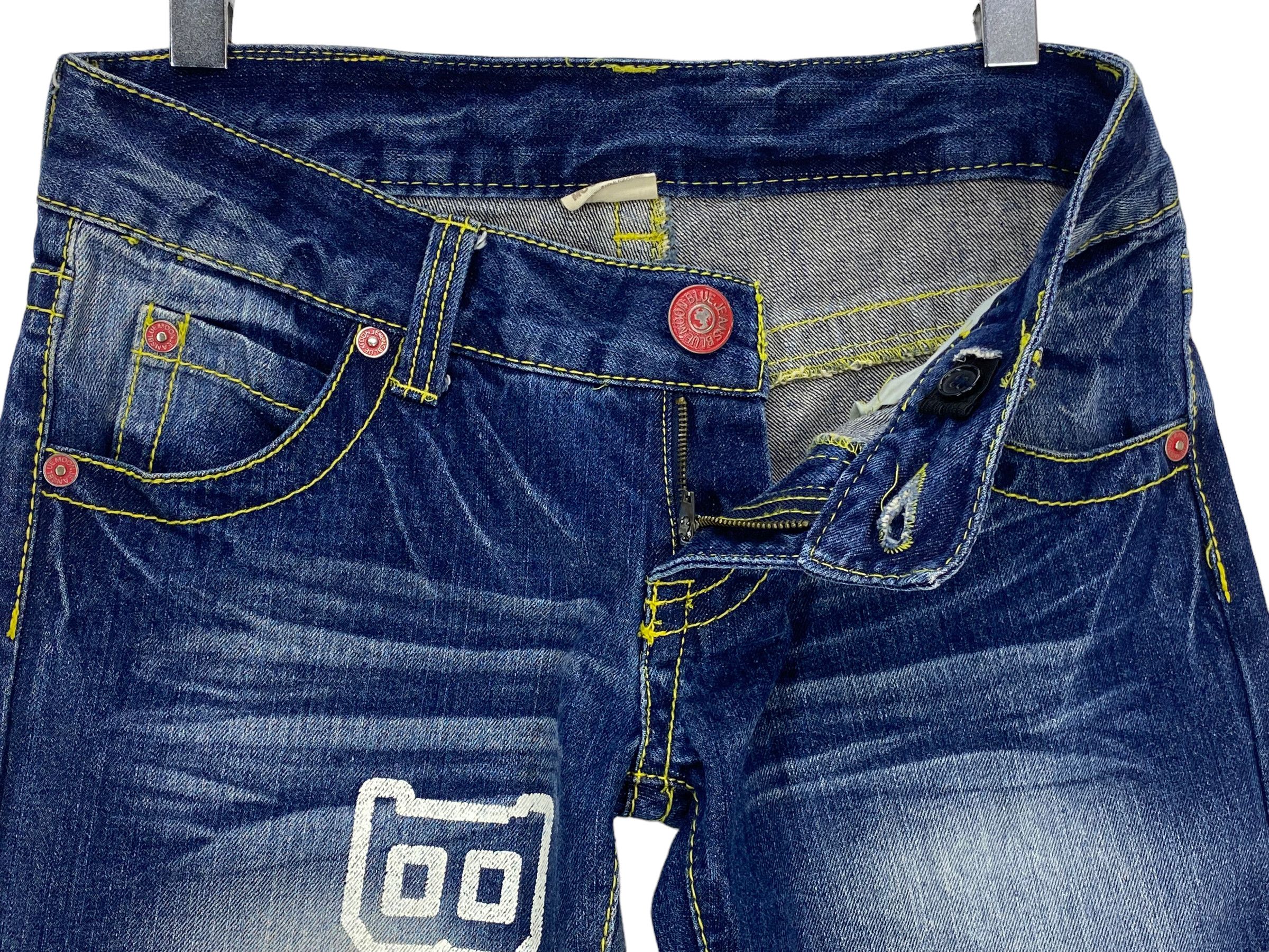 Other Blue Moon Blue Japan Denim Jeans Japanese Spellout Jeans Size US 32 / EU 48 - 4 Thumbnail