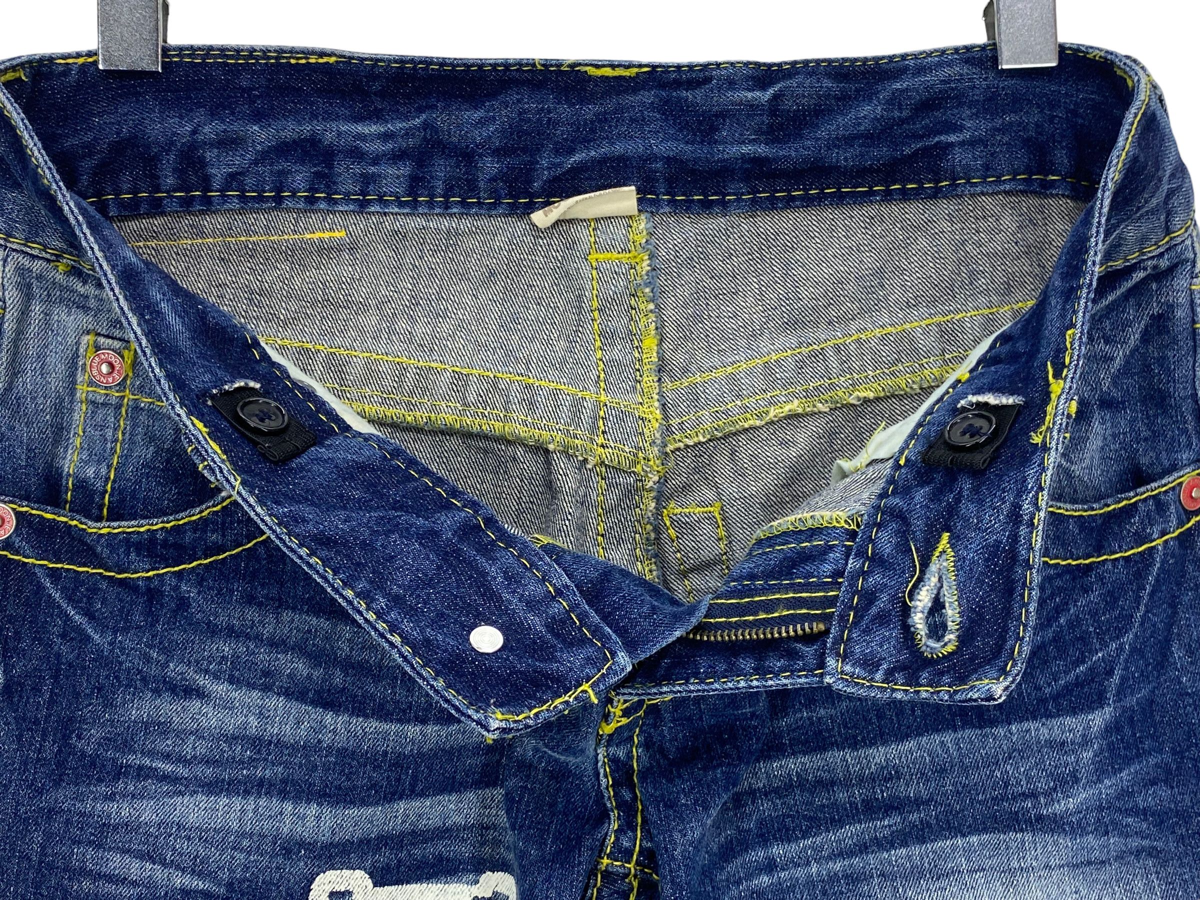 Other Blue Moon Blue Japan Denim Jeans Japanese Spellout Jeans Size US 32 / EU 48 - 5 Thumbnail