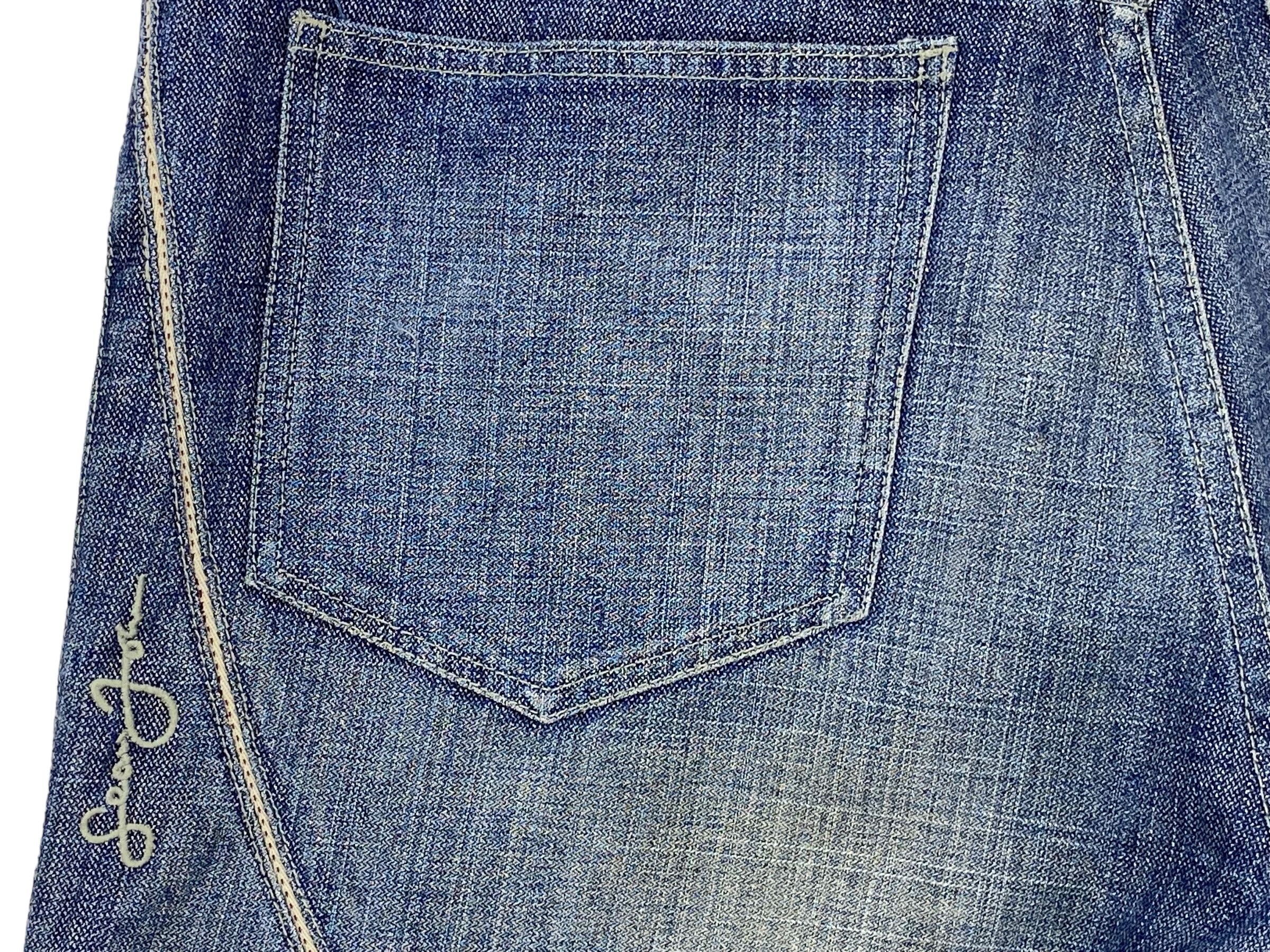 Sean John Sean John Hip Hop Skateboard Jeans Embroided Baggy Jeans Size US 33 - 11 Thumbnail