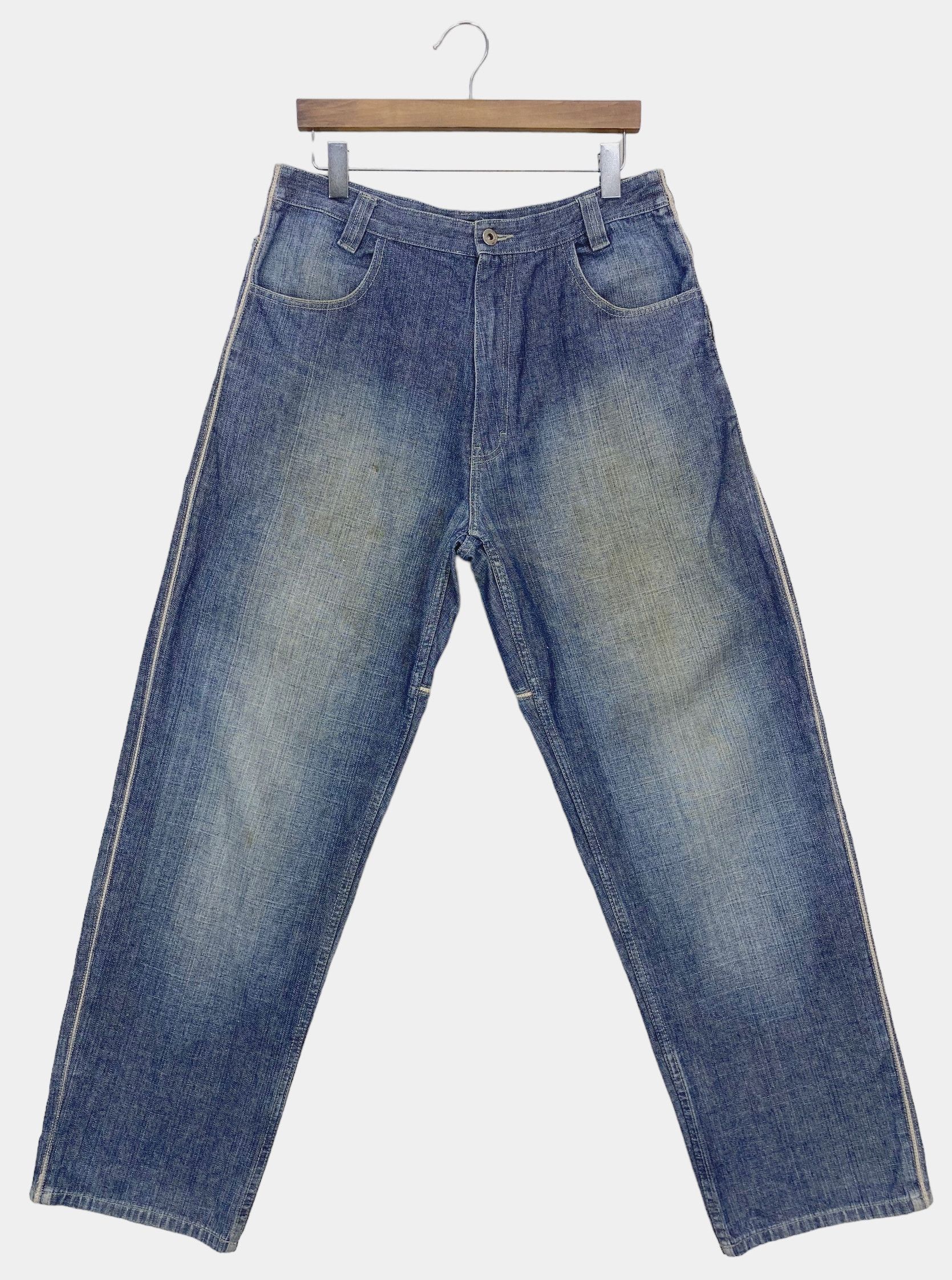 Sean John Sean John Hip Hop Skateboard Jeans Embroided Baggy Jeans Size US 33 - 2 Thumbnail