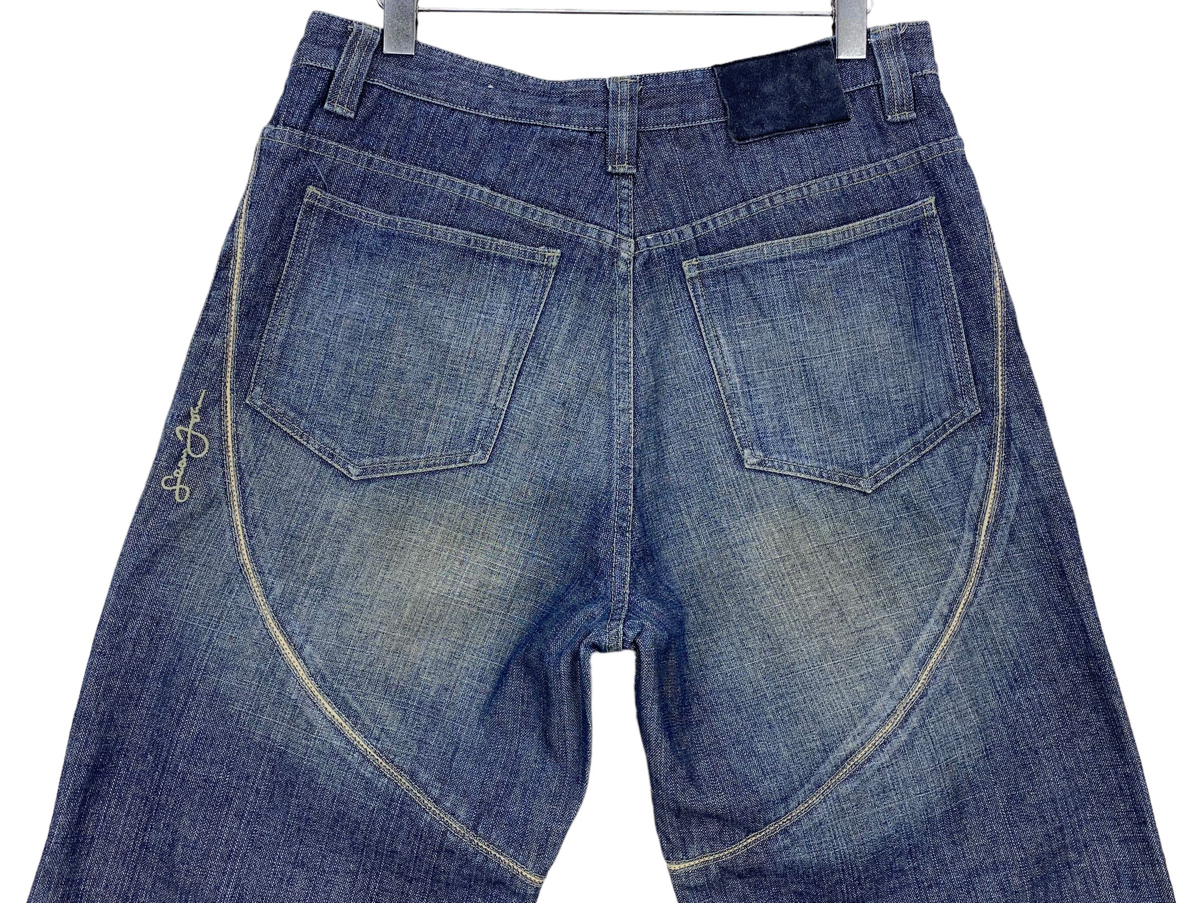 Sean John Sean John Hip Hop Skateboard Jeans Embroided Baggy Jeans Size US 33 - 7 Thumbnail