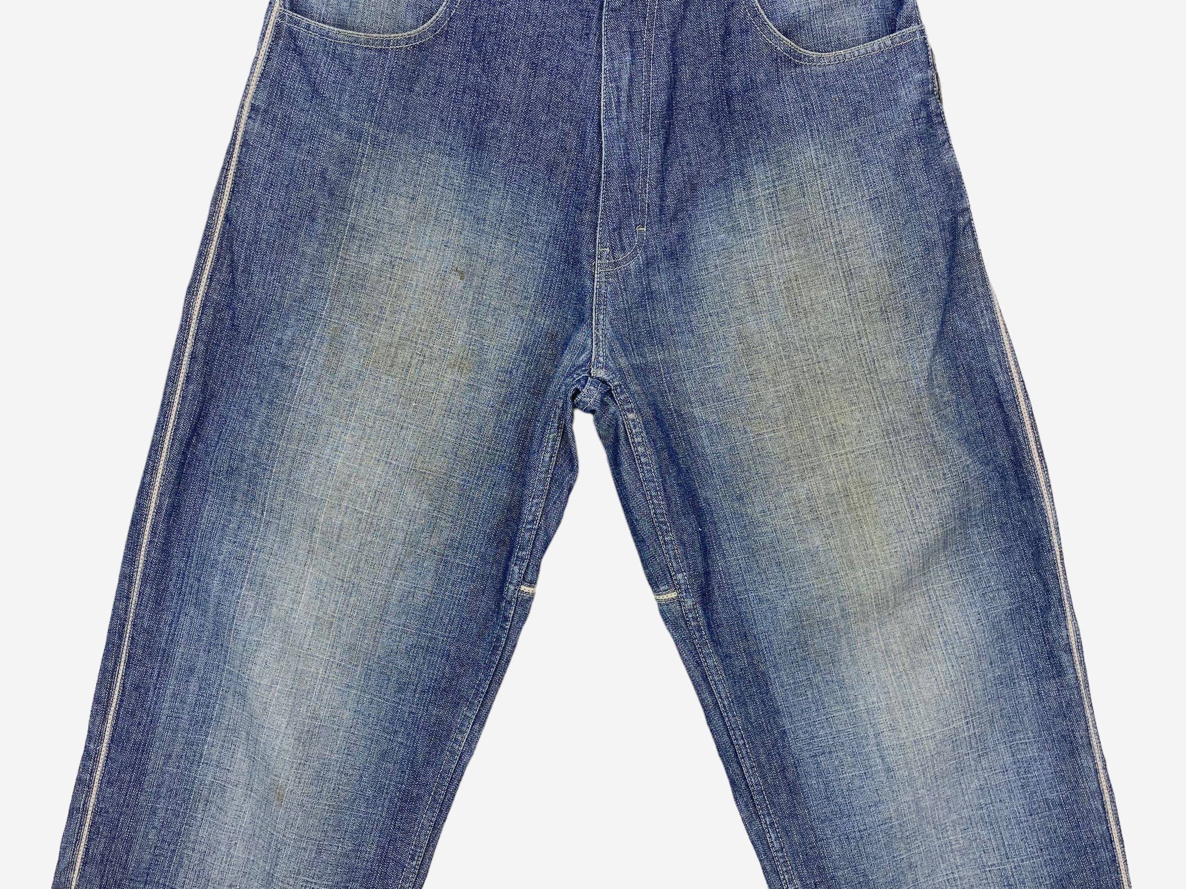Sean John Sean John Hip Hop Skateboard Jeans Embroided Baggy Jeans Size US 33 - 4 Thumbnail