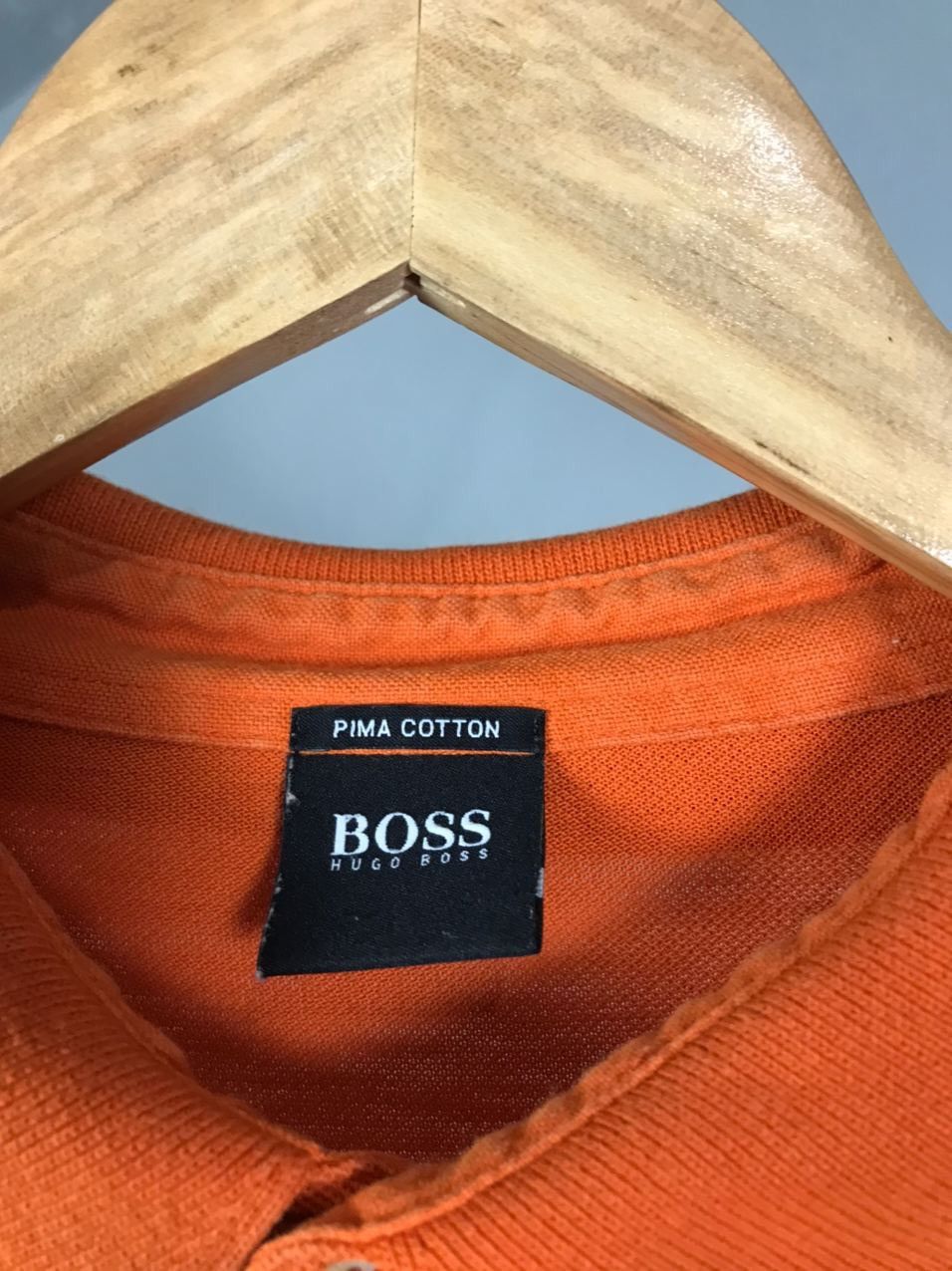 Hugo Boss Hugo Boss orange polo longsleeve Size US XL / EU 56 / 4 - 5 Thumbnail