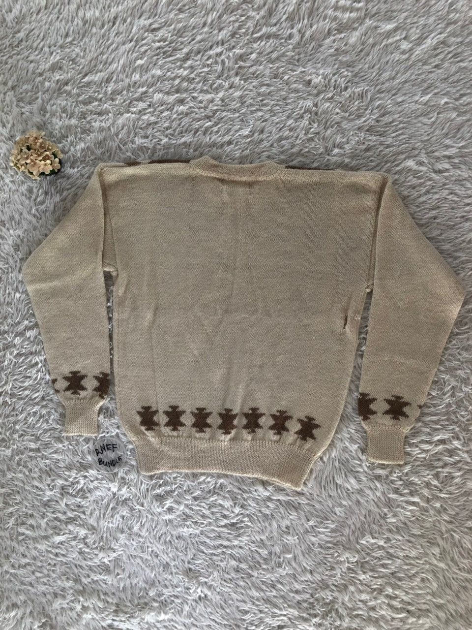 Japanese Brand Cadeau Alpaca 100% Size US M / EU 48-50 / 2 - 2 Thumbnail