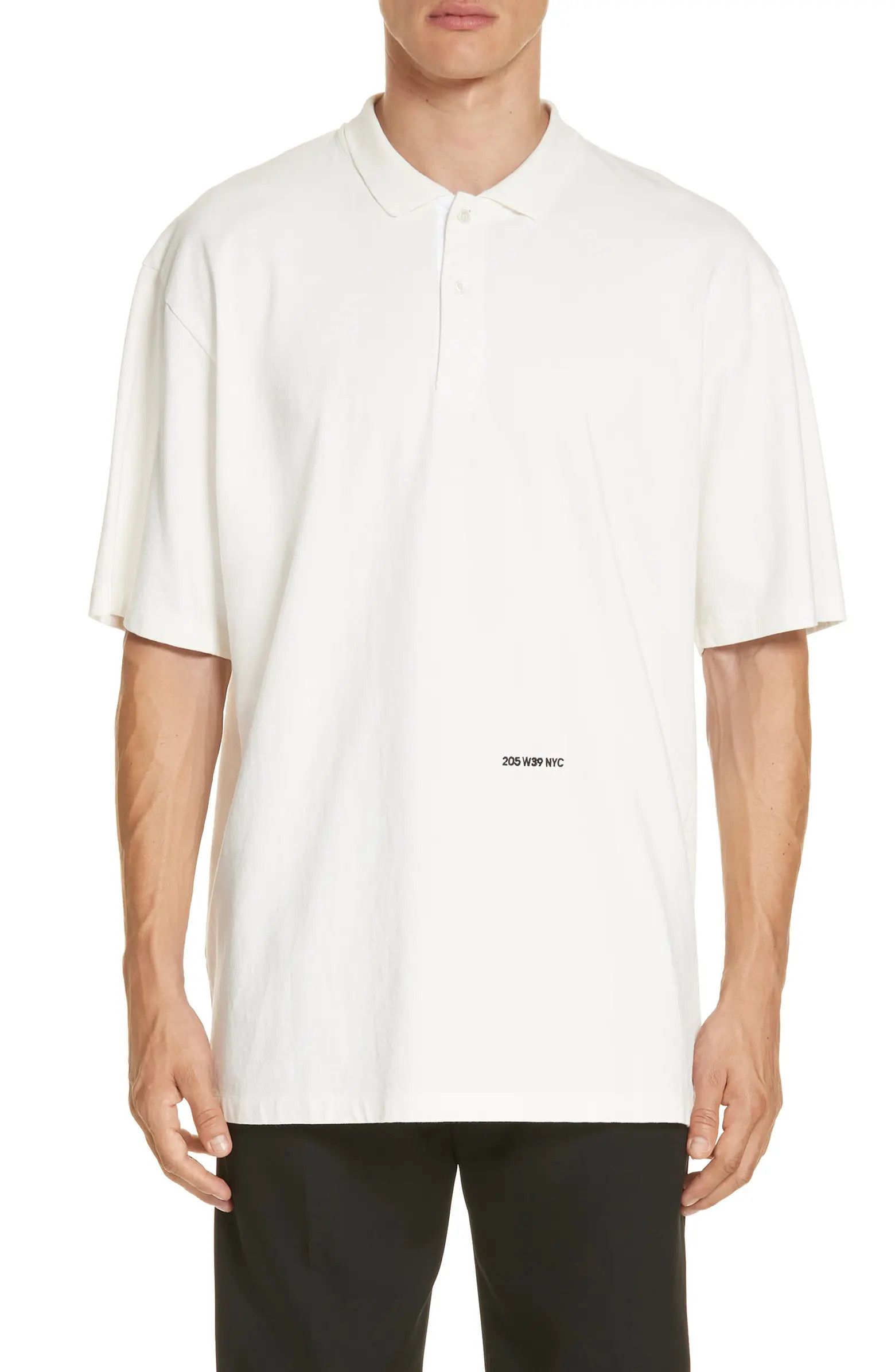 Calvin Klein 205W39NYC × Raf Simons Calvin Klein 205W39NYC by Raf Simons oversized polo shirt Size US XL / EU 56 / 4 - 7 Thumbnail