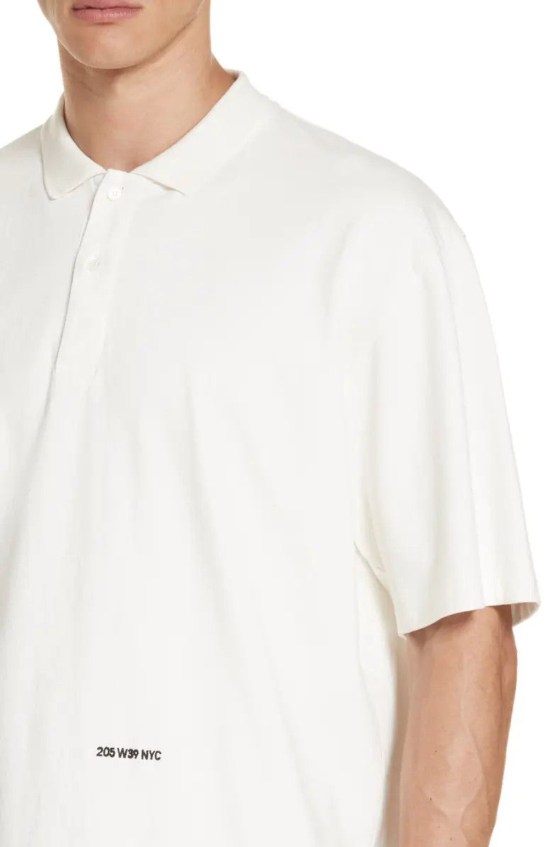 Calvin Klein 205W39NYC by Raf Simons oversized polo shirt