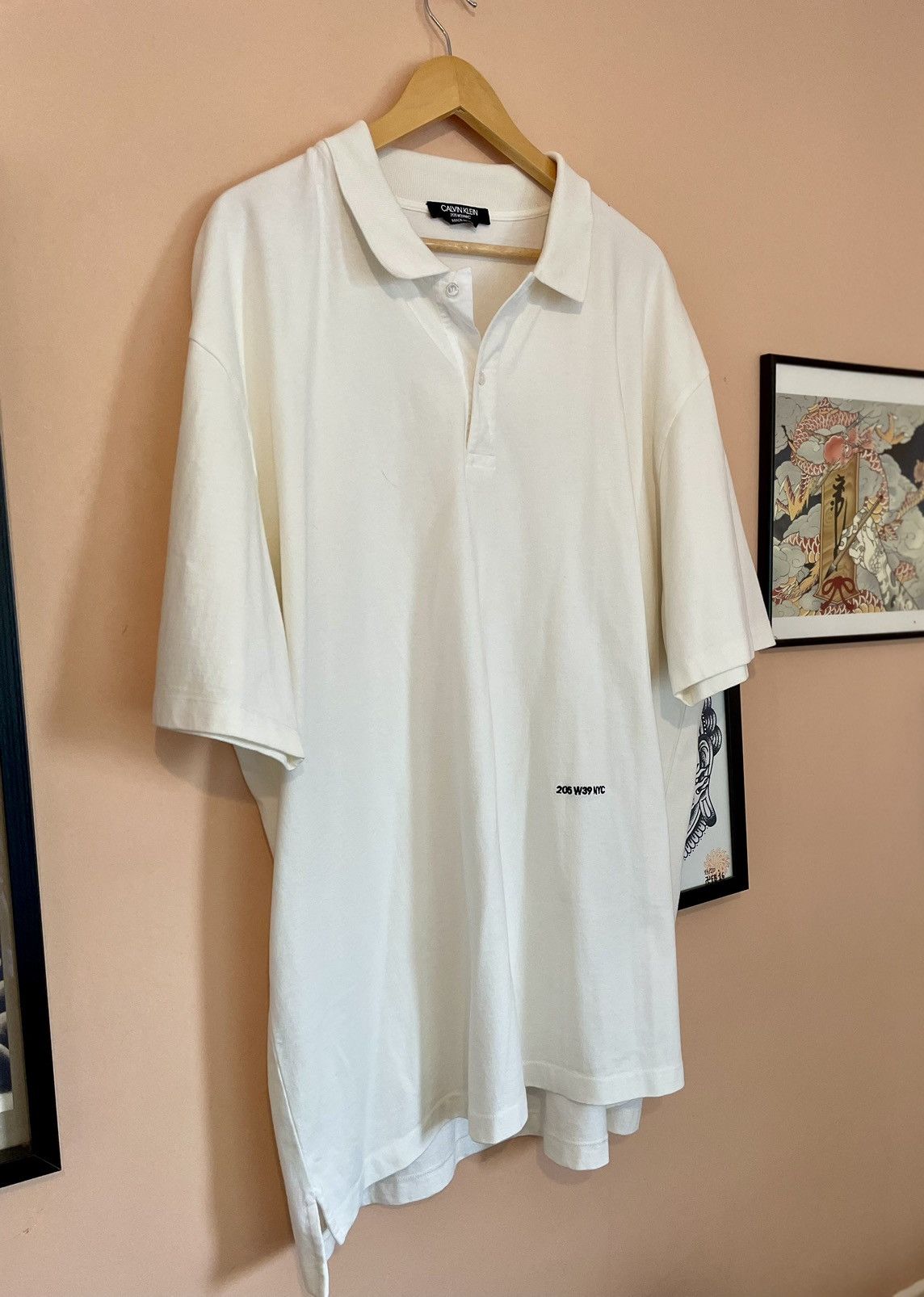 Calvin Klein 205W39NYC × Raf Simons Calvin Klein 205W39NYC by Raf Simons oversized polo shirt Size US XL / EU 56 / 4 - 3 Thumbnail