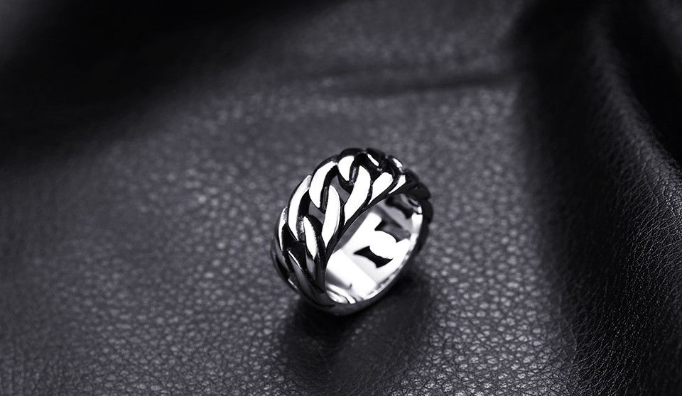 Handmade Gothic Chain Rings Size ONE SIZE - 2 Thumbnail