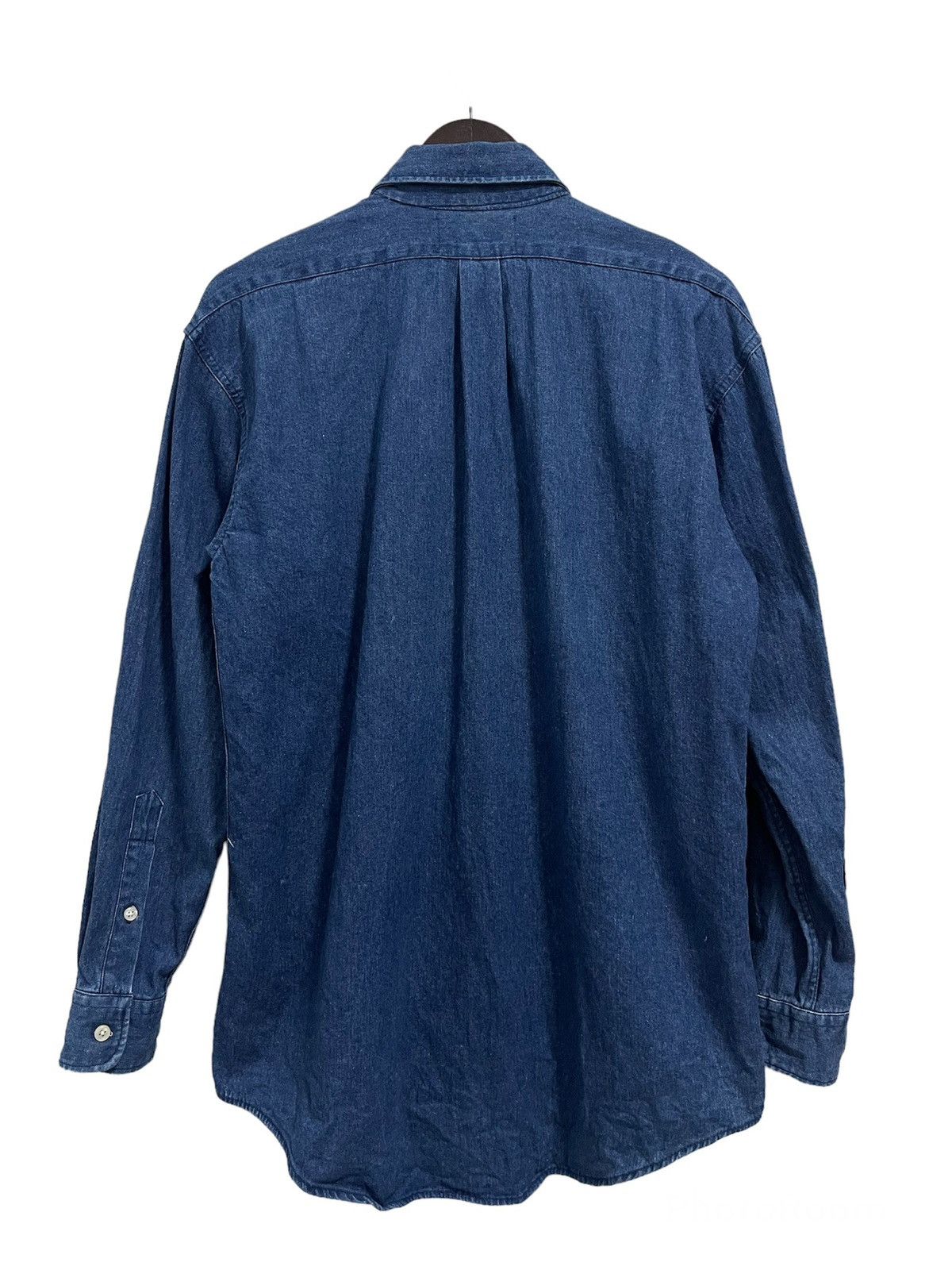 Ralph Lauren POLO COUNTRY RALPH LAUREN INDIGO DENIM BUTTON UP FLANNEL Size US M / EU 48-50 / 2 - 5 Thumbnail